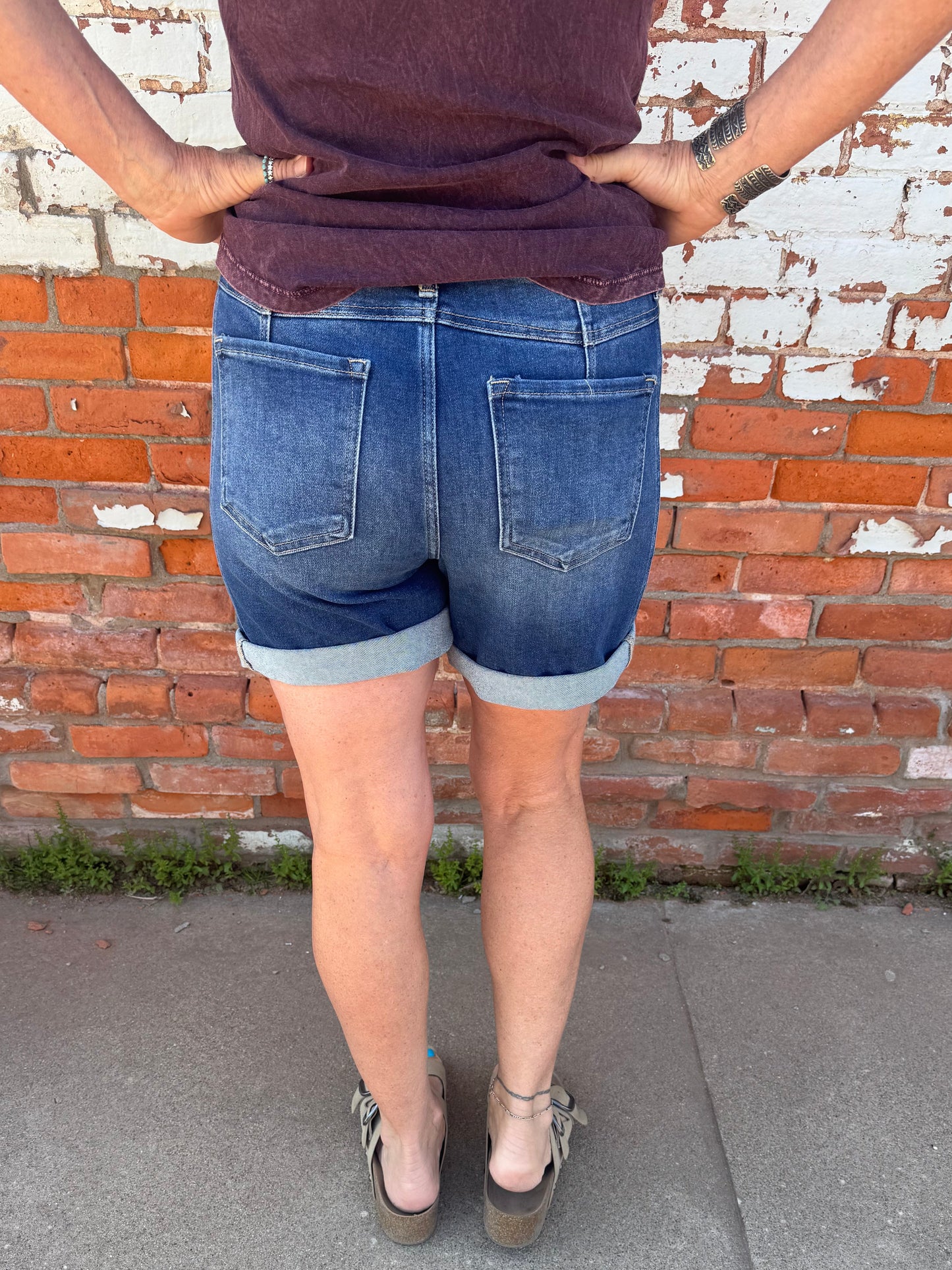 PRAIREE ROSE SEAMEDSHORTS