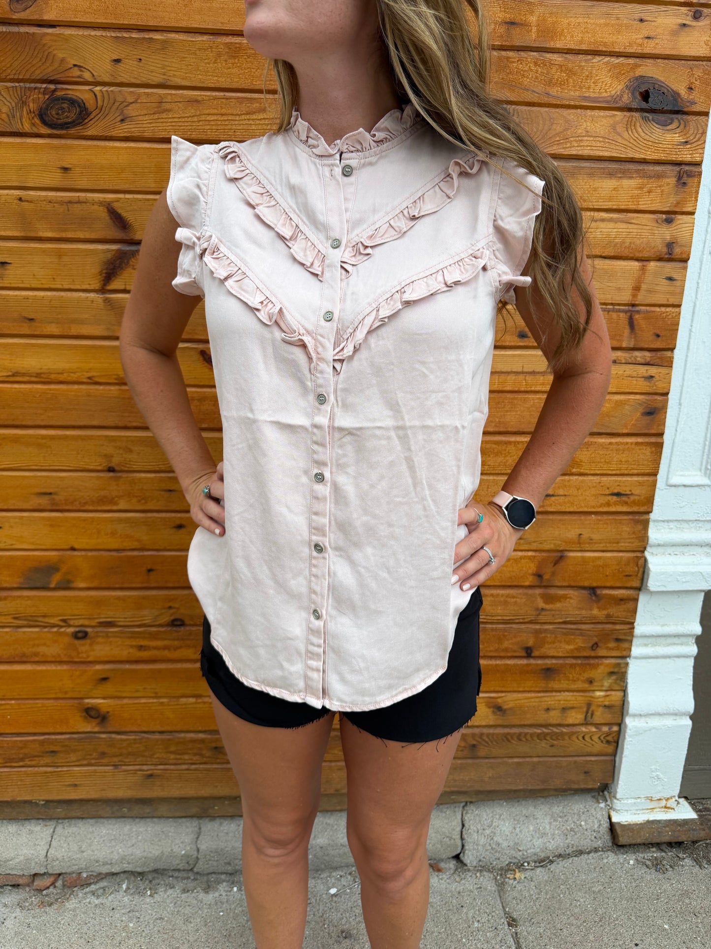 BLUSHING COWGIRL TOP