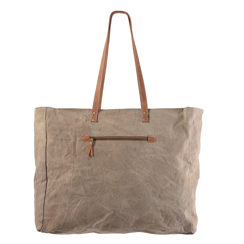 WEEKENDER UPCYCLED CANVAS LADIES BAG