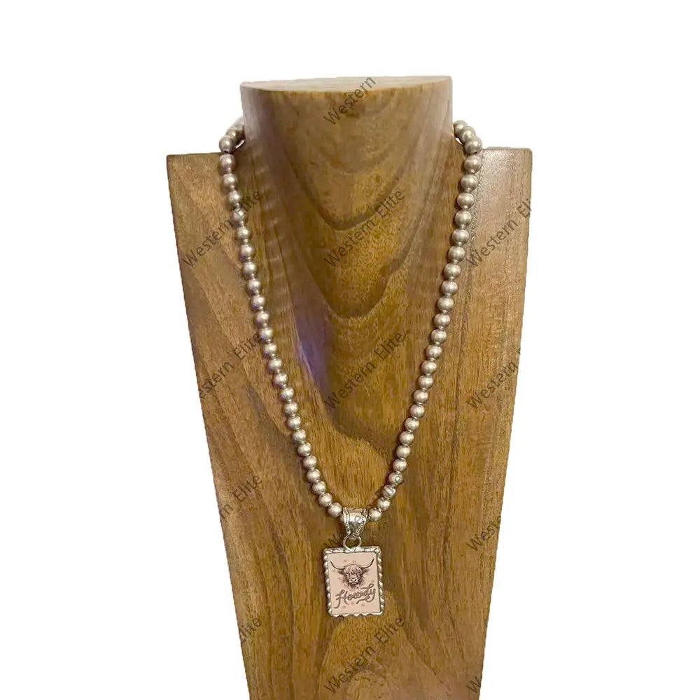 WESTERN PICTURE PENDANT NECKLACE