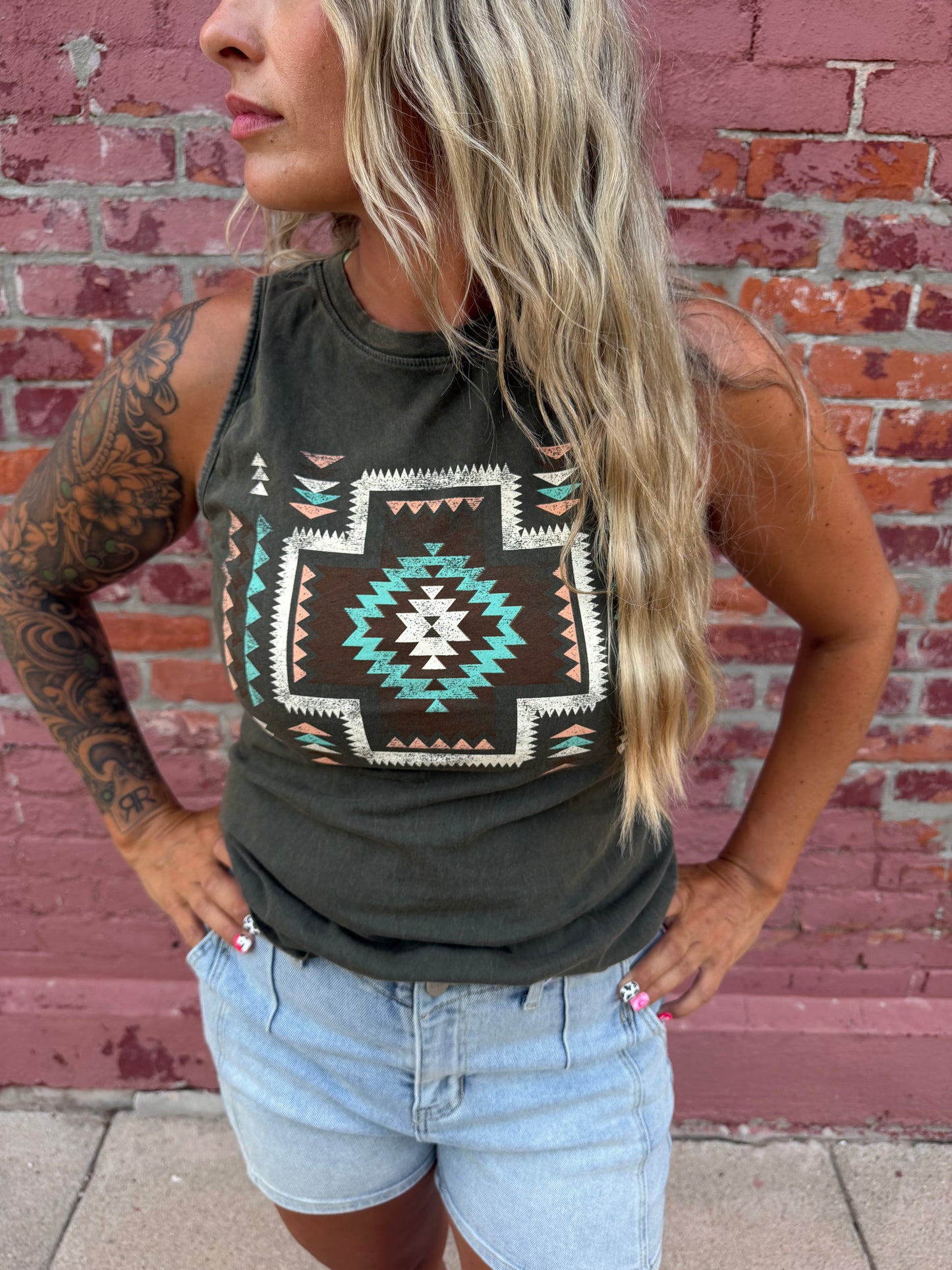 VINTAGE AZTEK TANK TOP