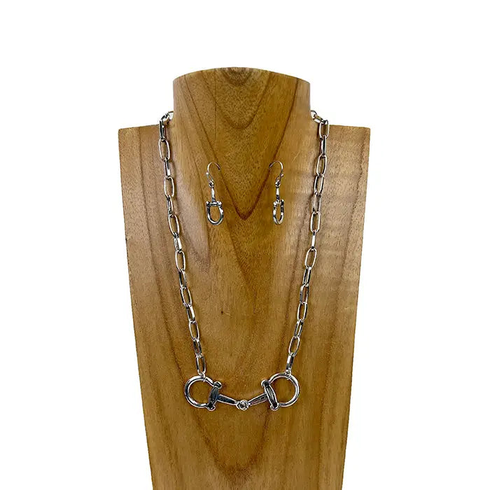 HORSE BIT NECKLACE SET