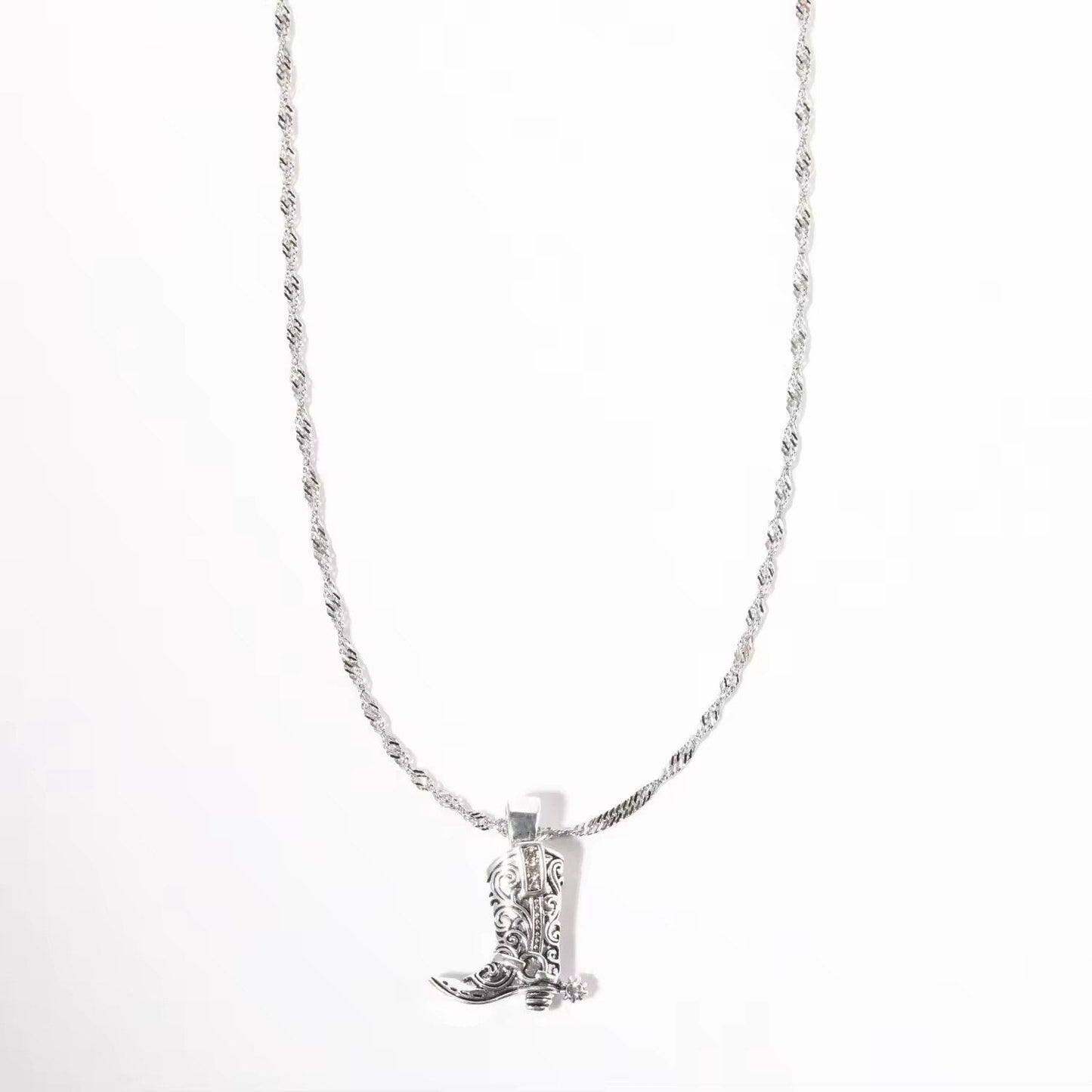 COWBOY BOOT NECKLACE