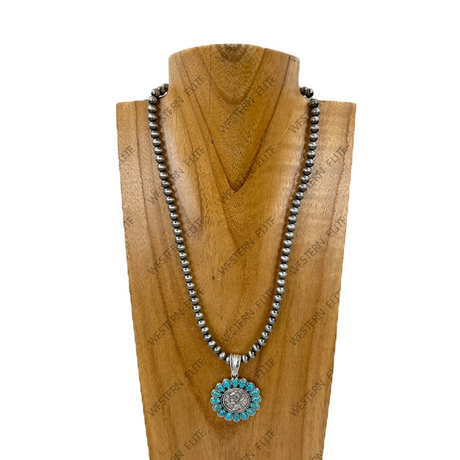 COIN PENDANT NECKLACE