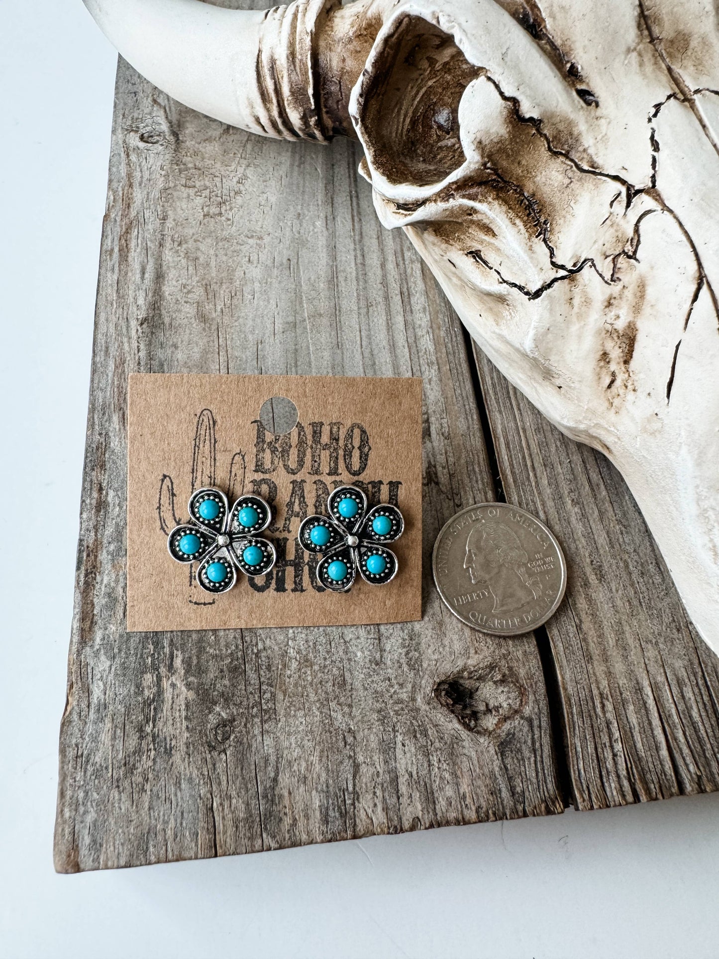 FLOWER EARRING STUDS