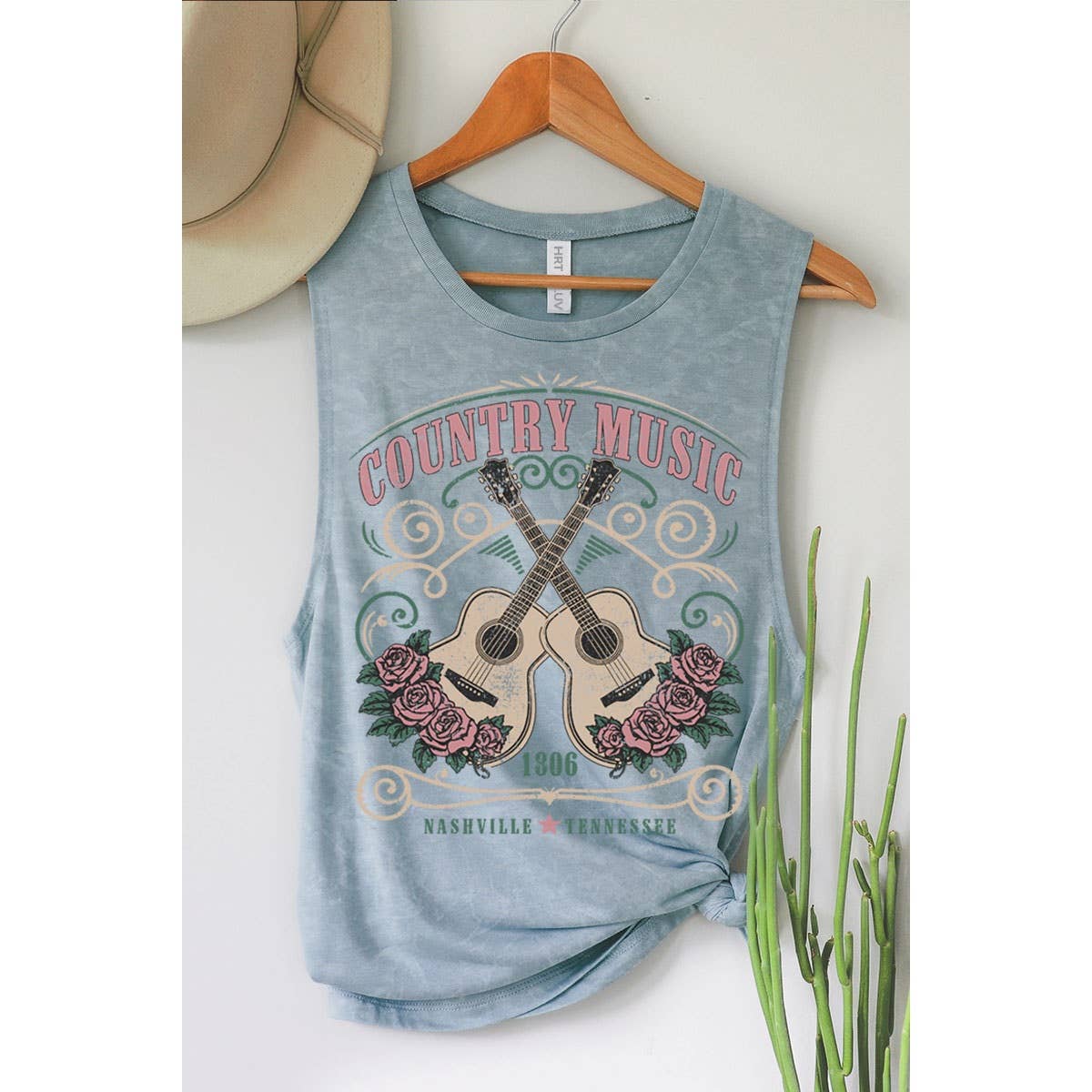 COUNTRY MUSIC 1806 GRAPHIC TANK TOP
