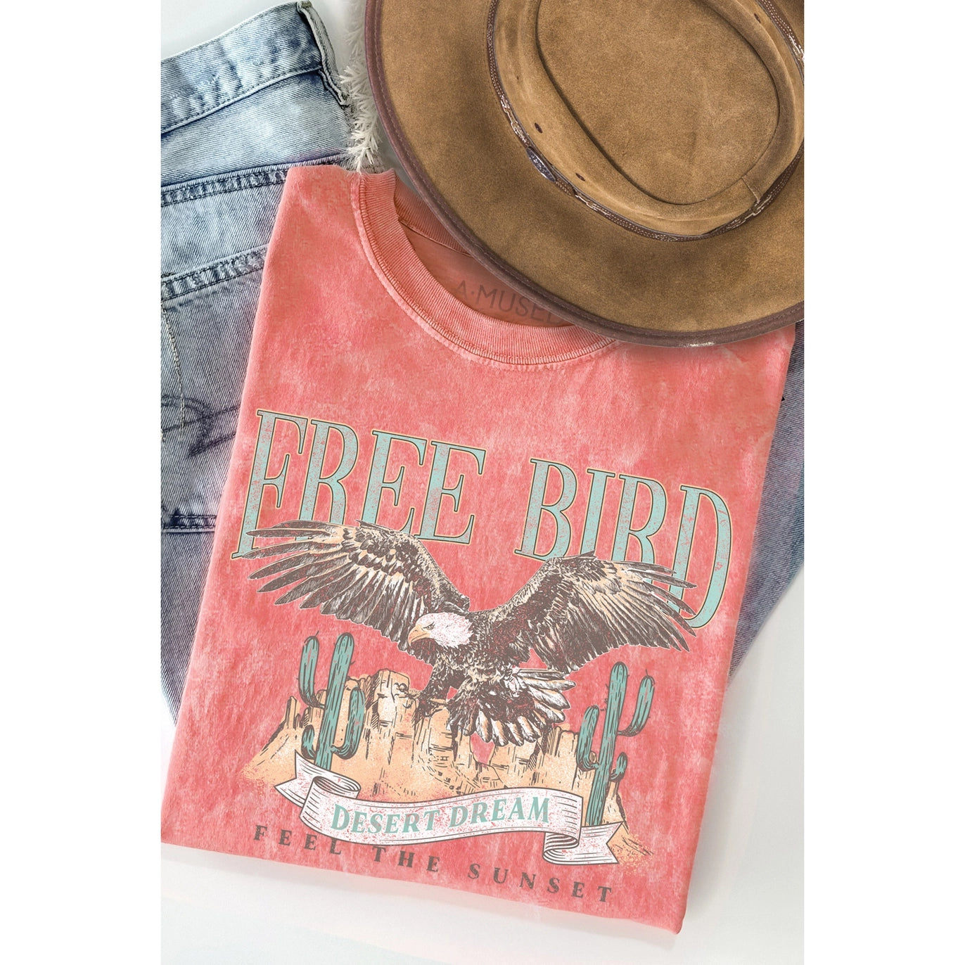 FREE BIRD GRAPHIC TEE