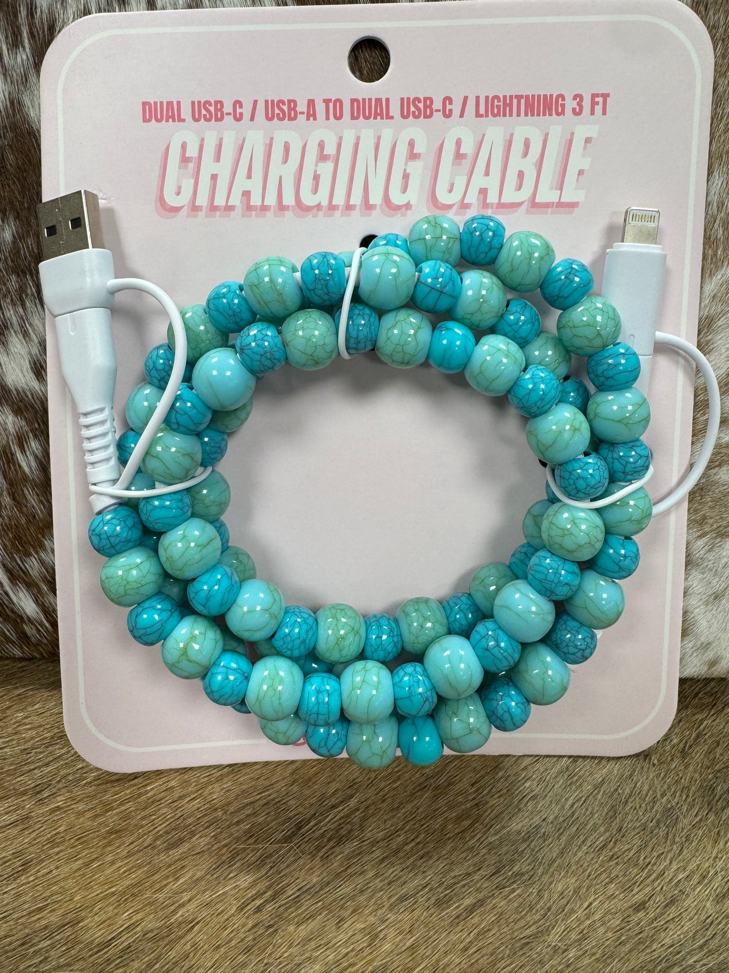 BEADED PHONE CHARGER