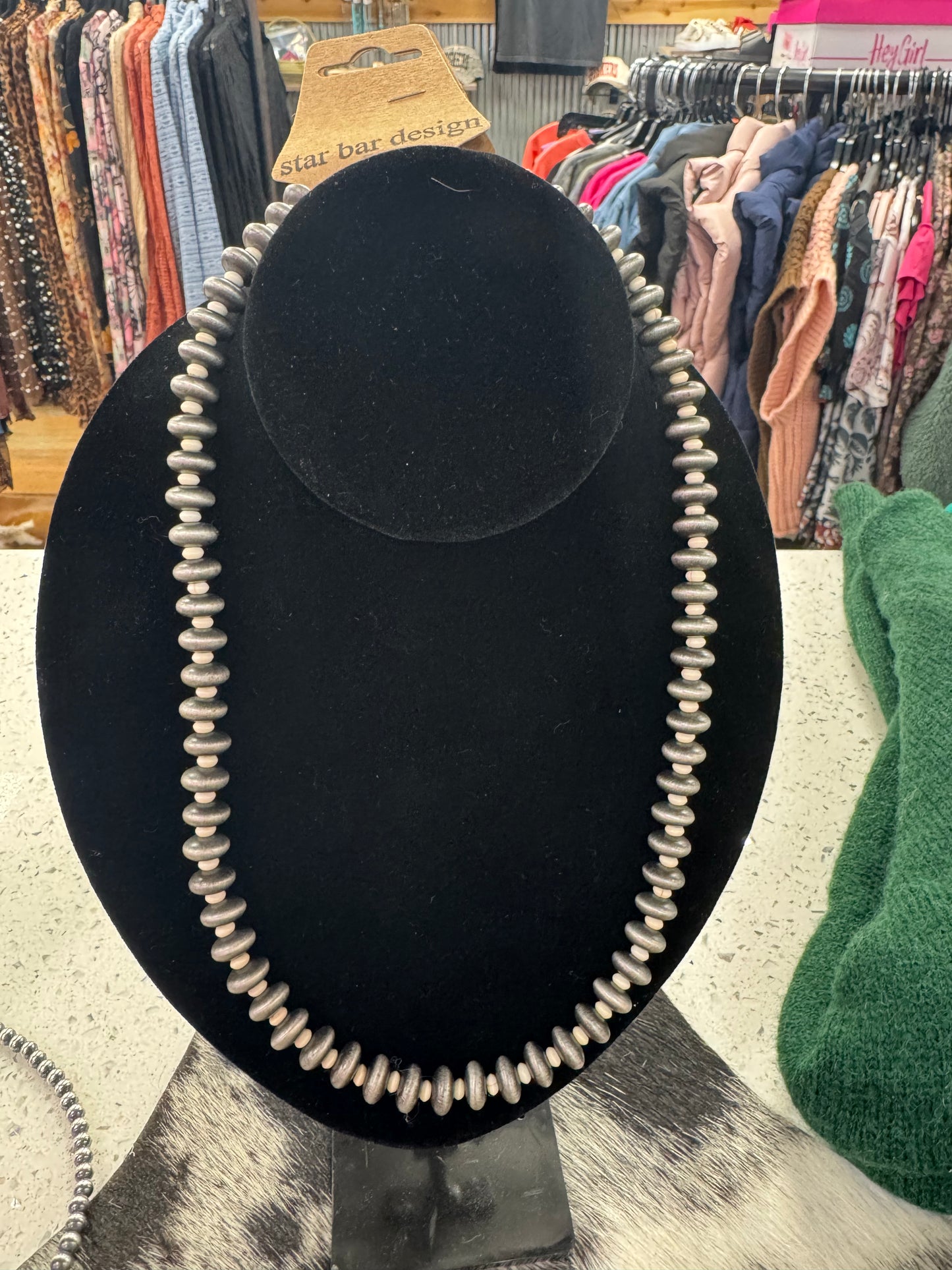 PEARL WITH WHITE BEADS NECKLACE