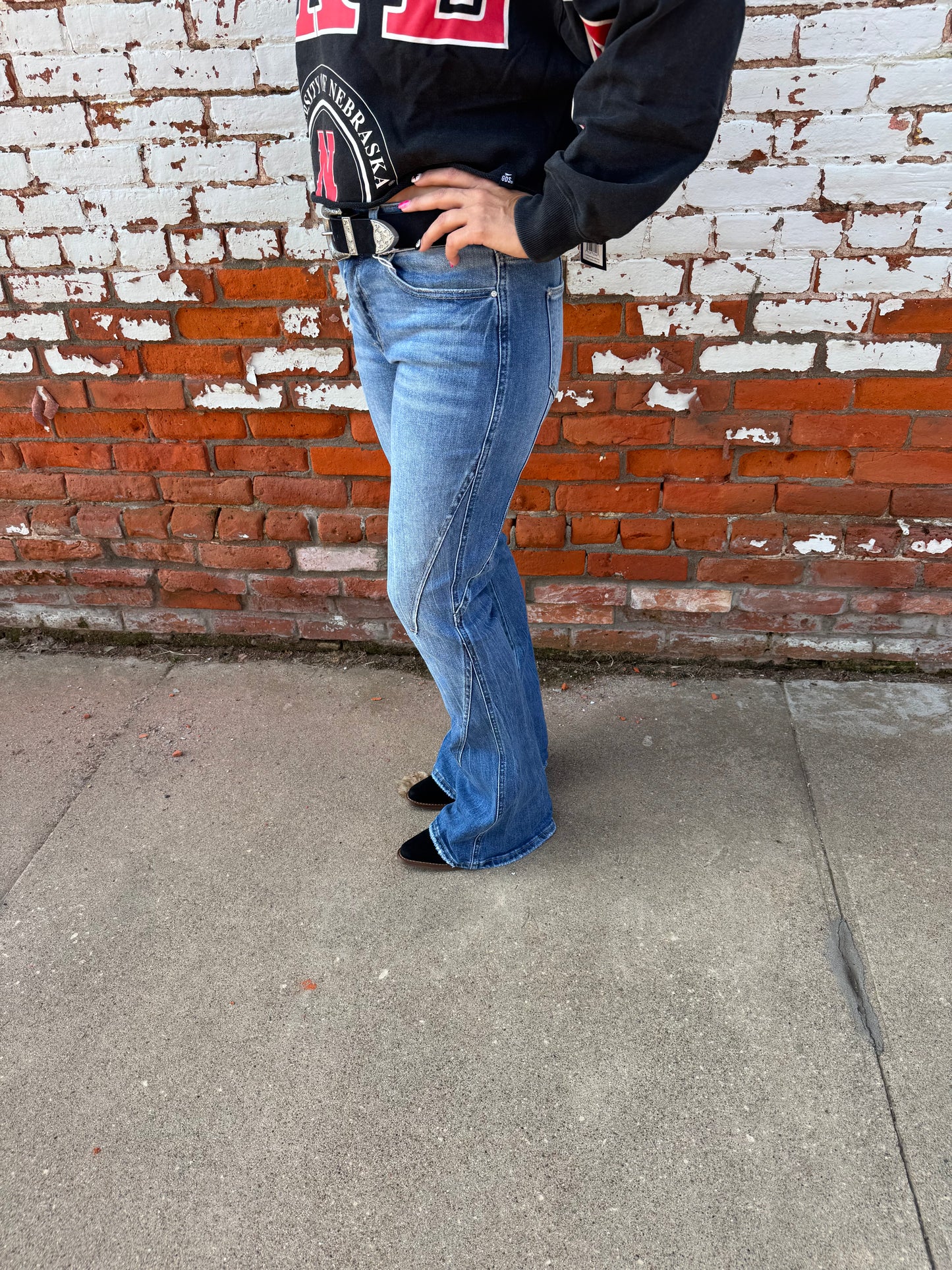 BILLIE HIGH RISE SIDE SEAM JEANS