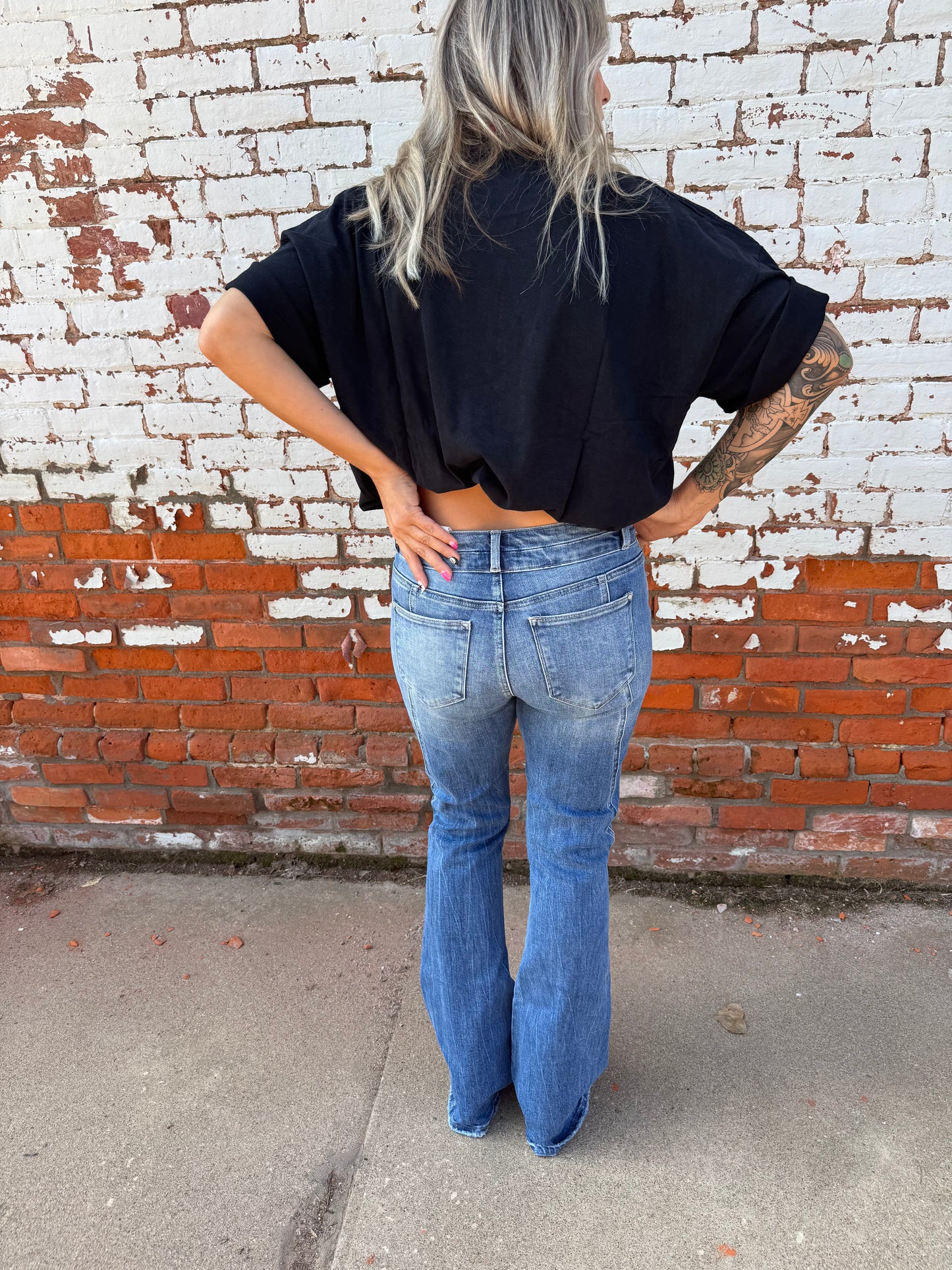 BILLIE HIGH RISE SIDE SEAM JEANS