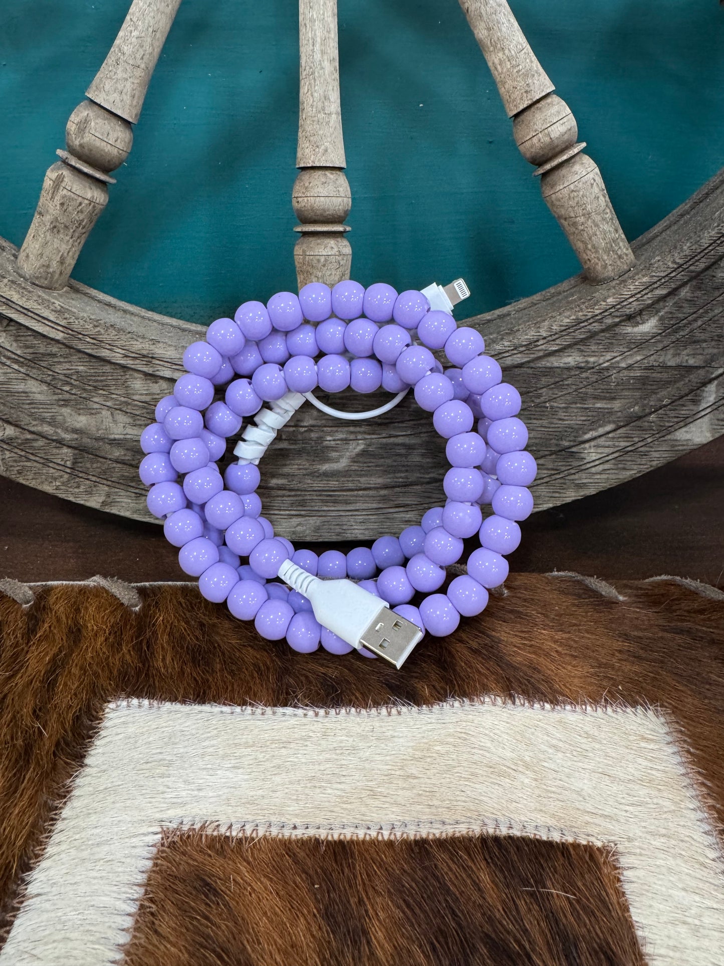 BEADED PHONE CHARGER