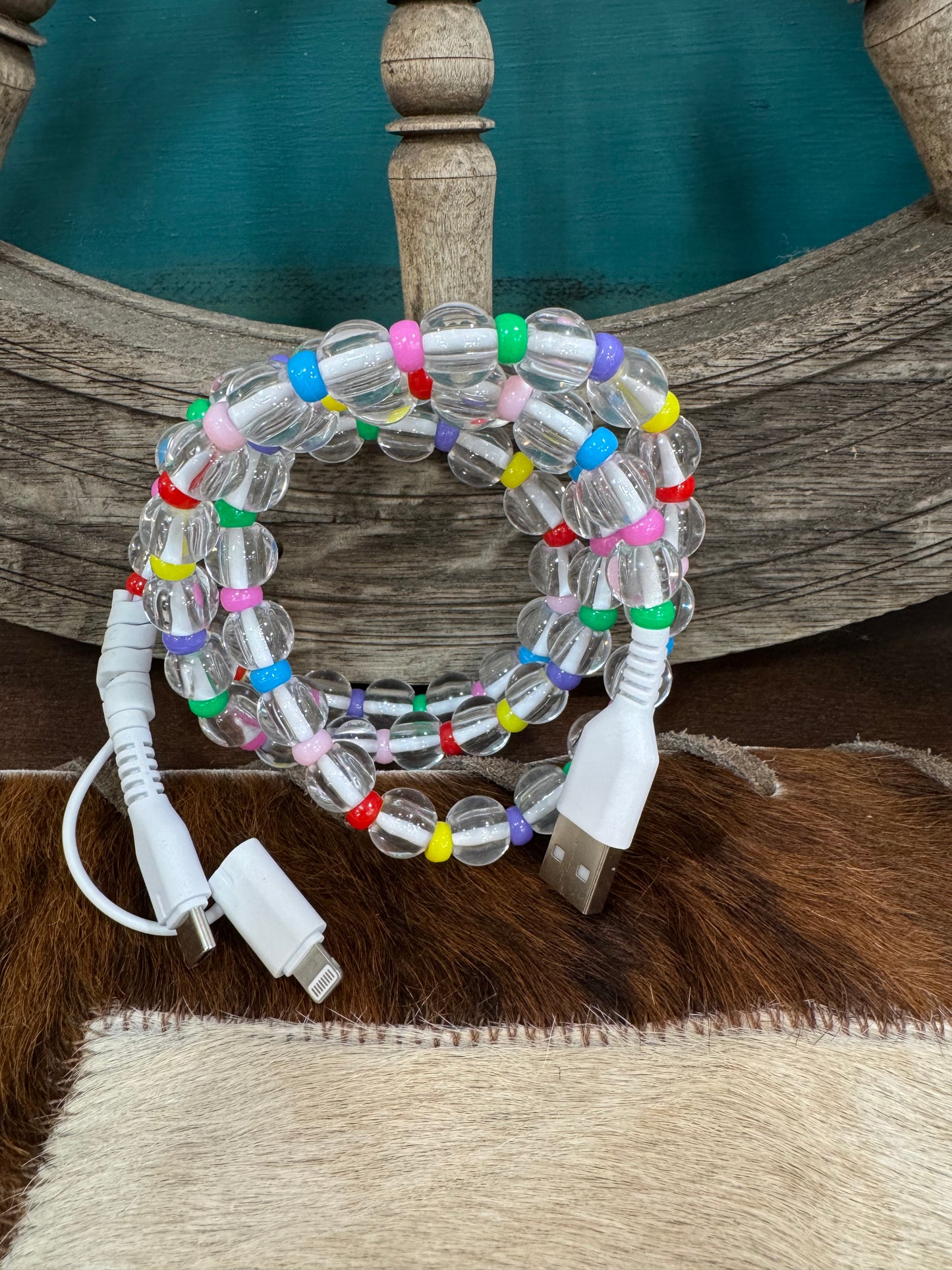 BEADED PHONE CHARGER