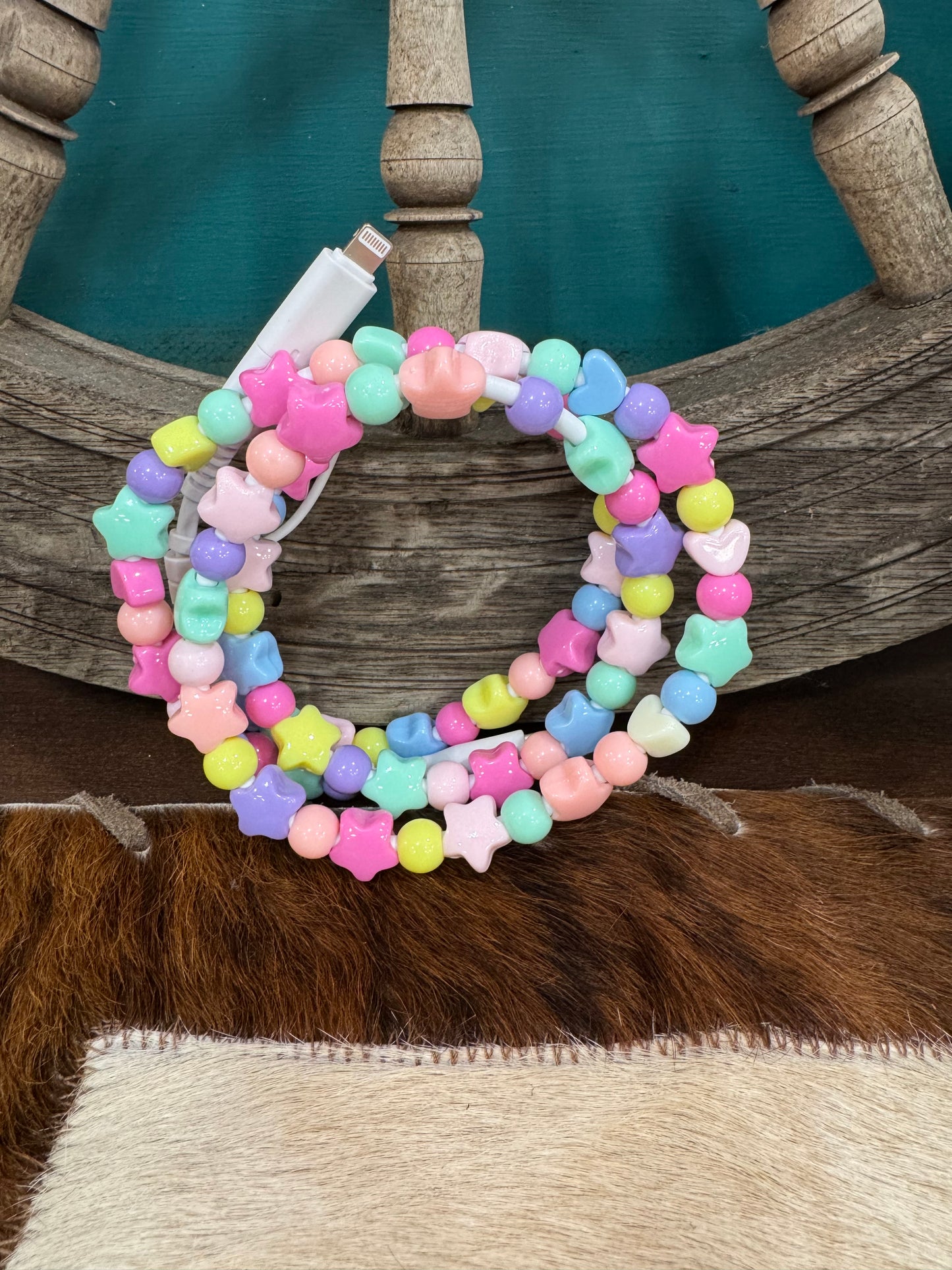 BEADED PHONE CHARGER