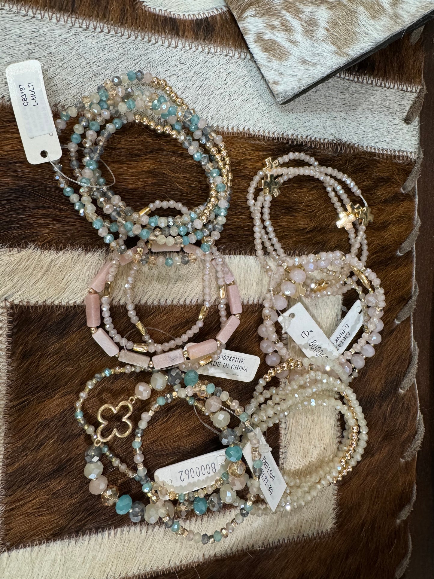 GILDED PEARL BRACELET SETS