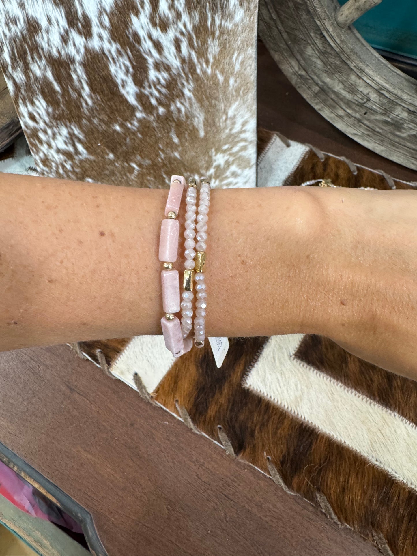 GILDED PEARL BRACELET SETS