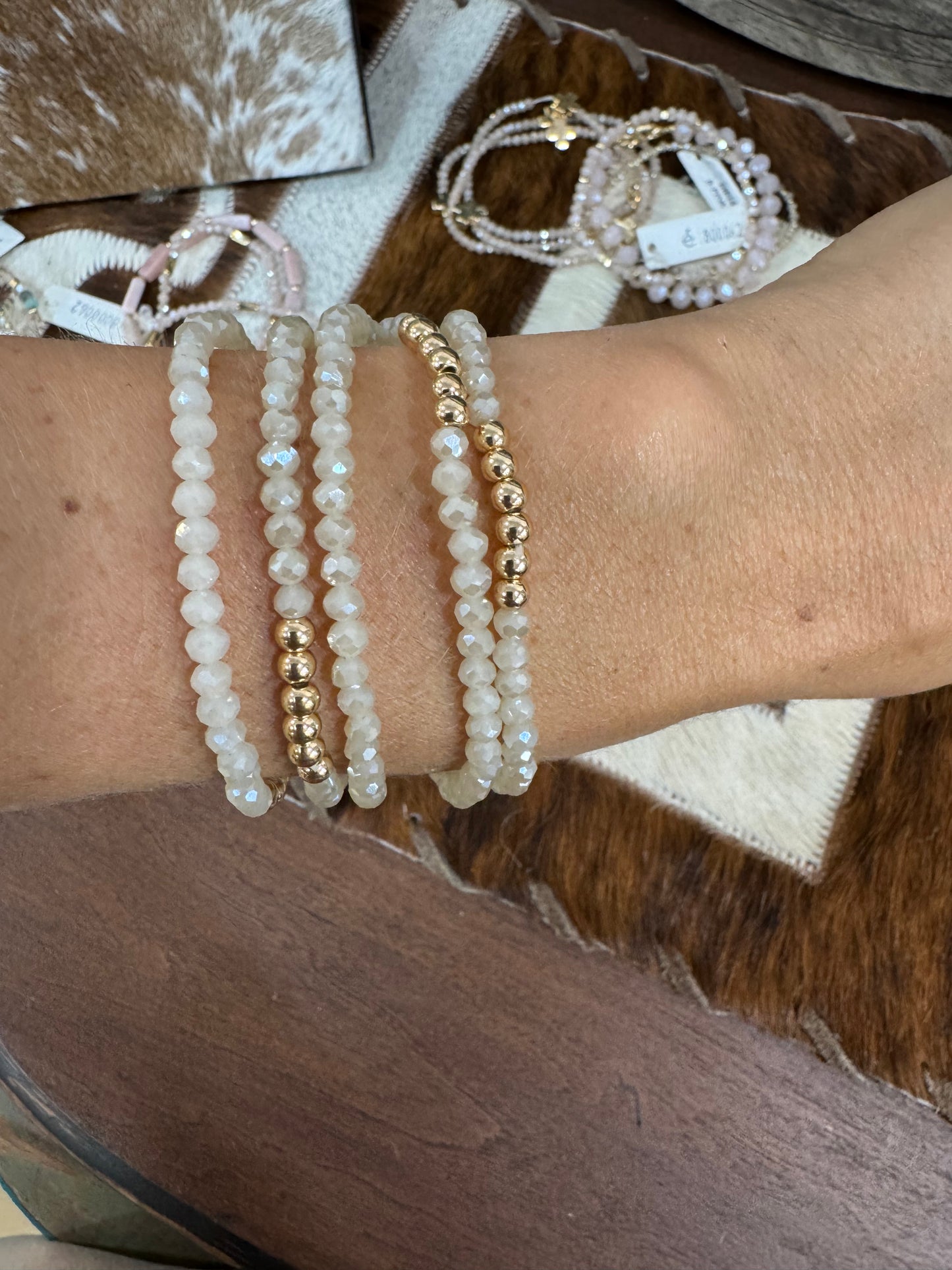 GILDED PEARL BRACELET SETS