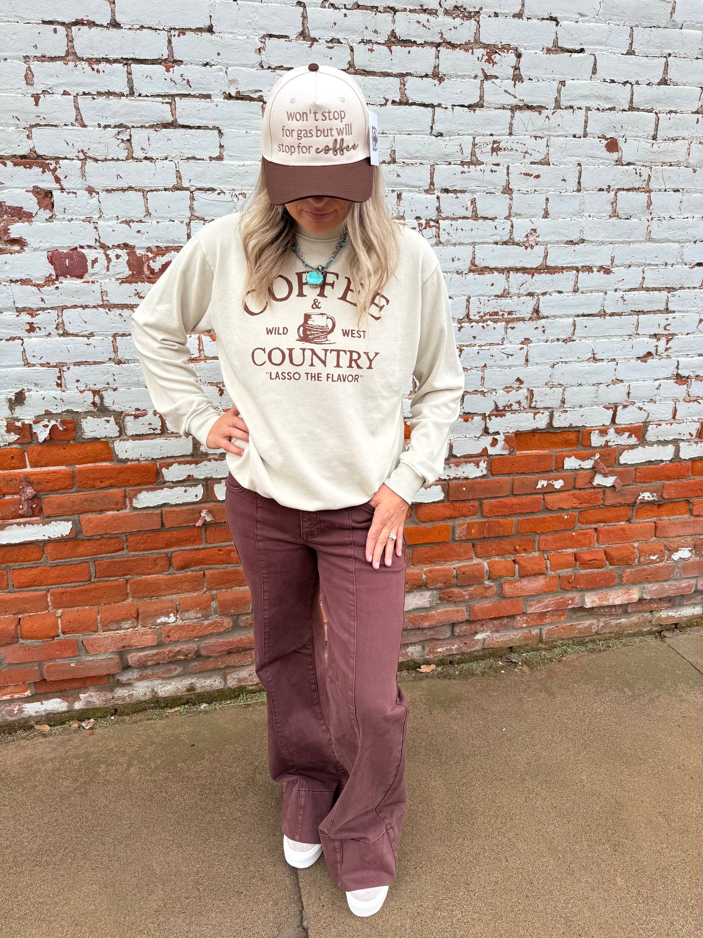 COFFEE COUNTRY GRAPHIC SWEATWHIRT