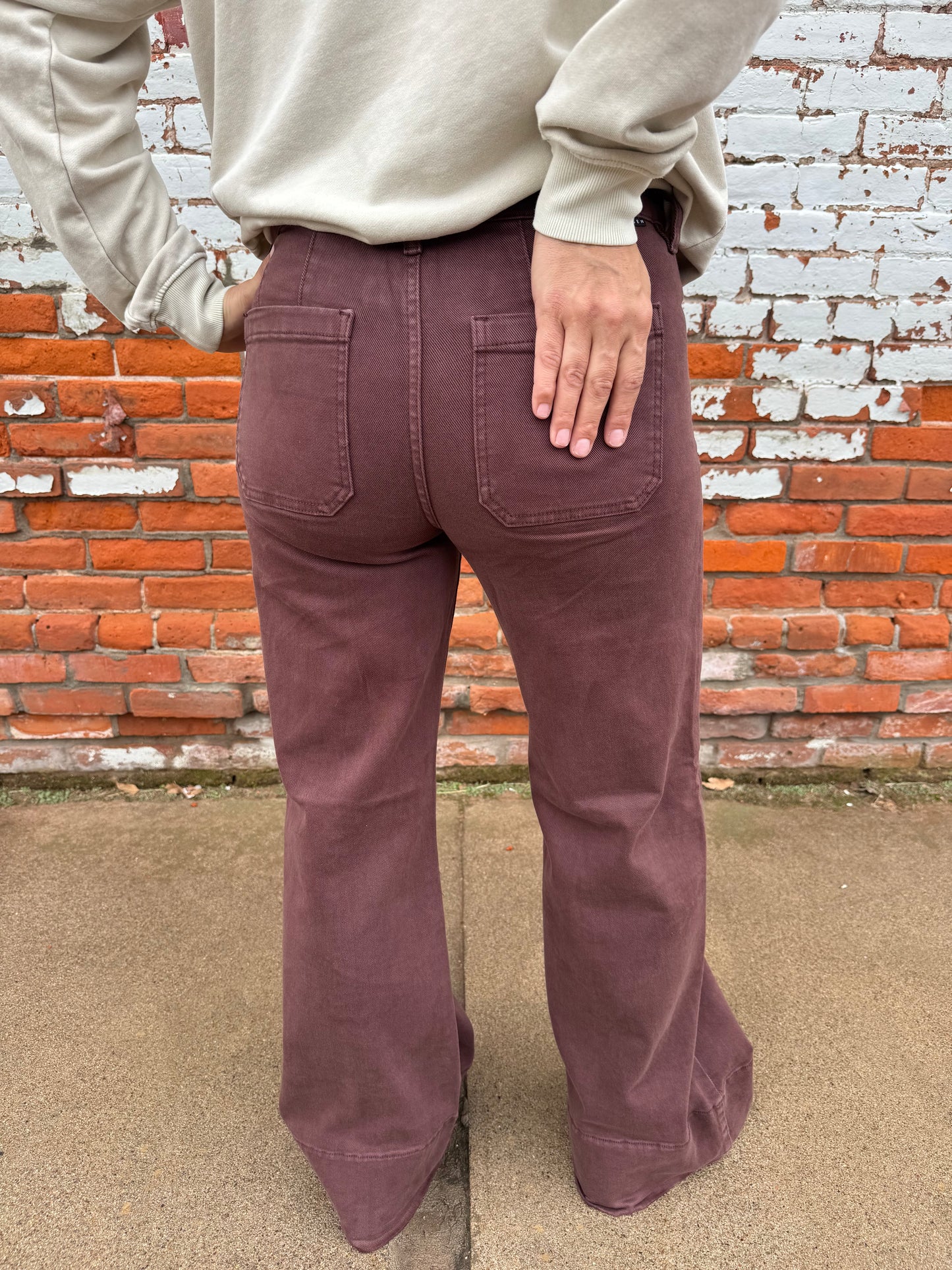 BONITA MID RISE WIDE LEG JEANS