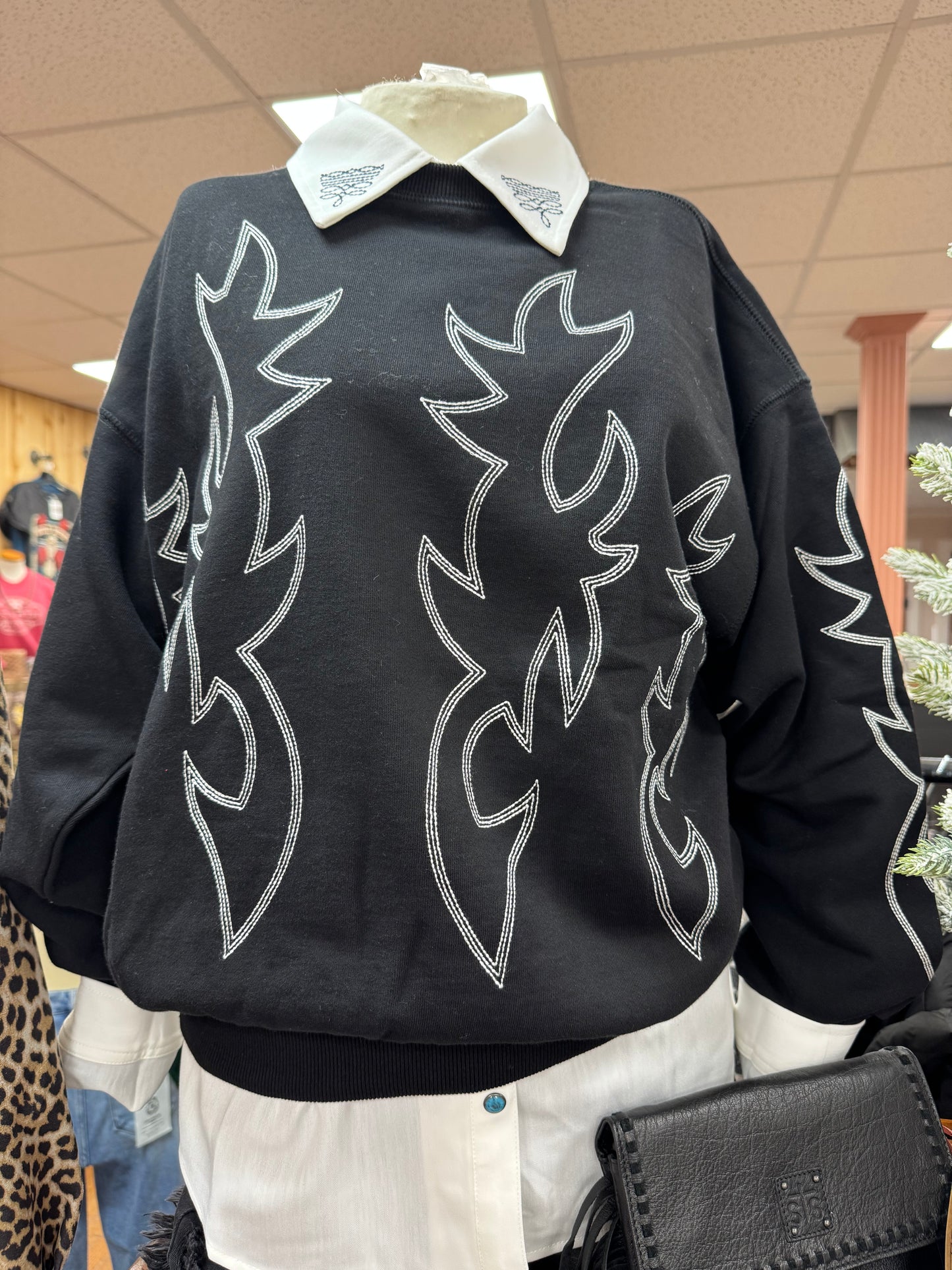 ELYSE BOOTSTITCH SWEATSHIRT