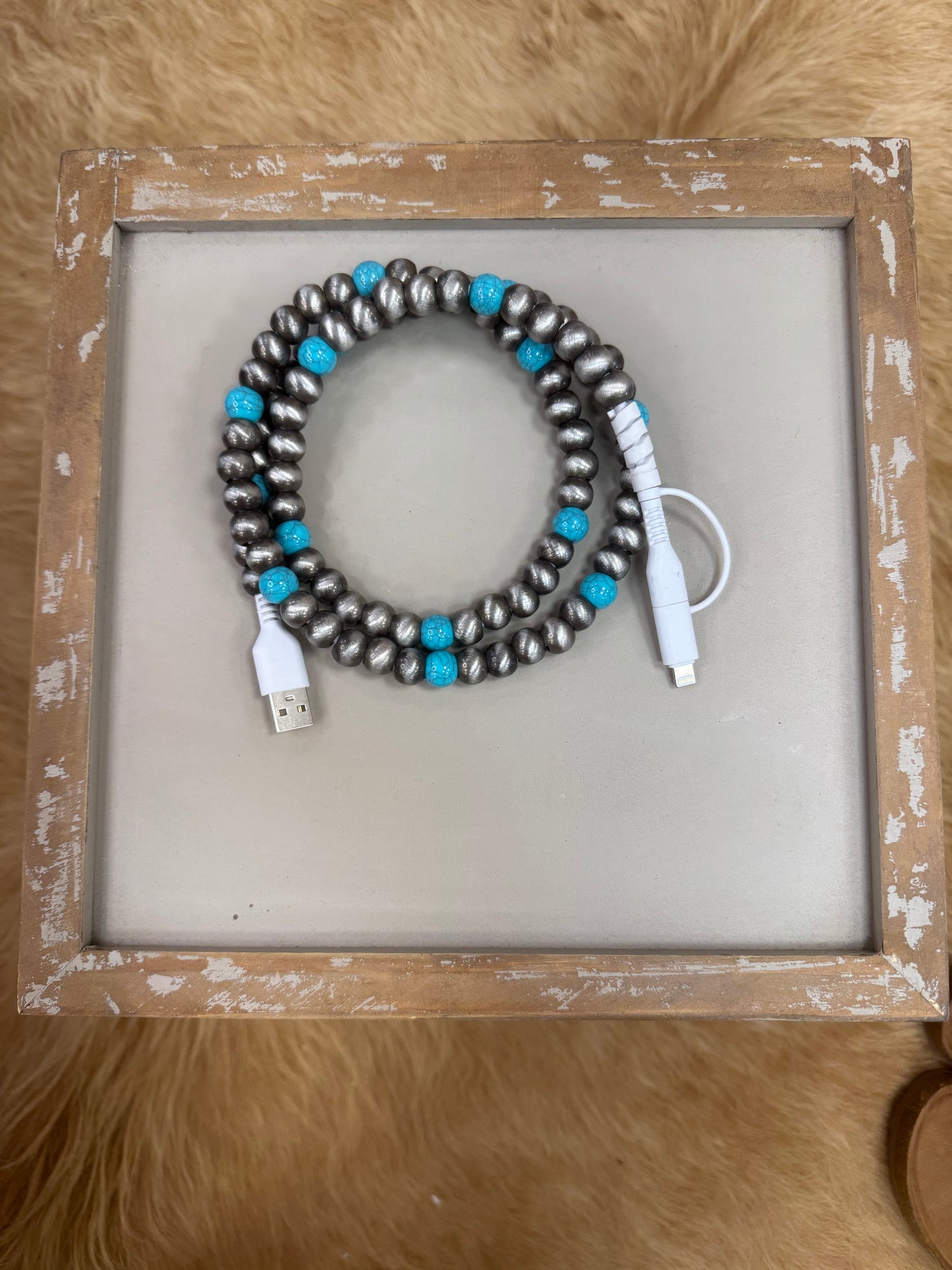 BEADED PHONE CHARGER