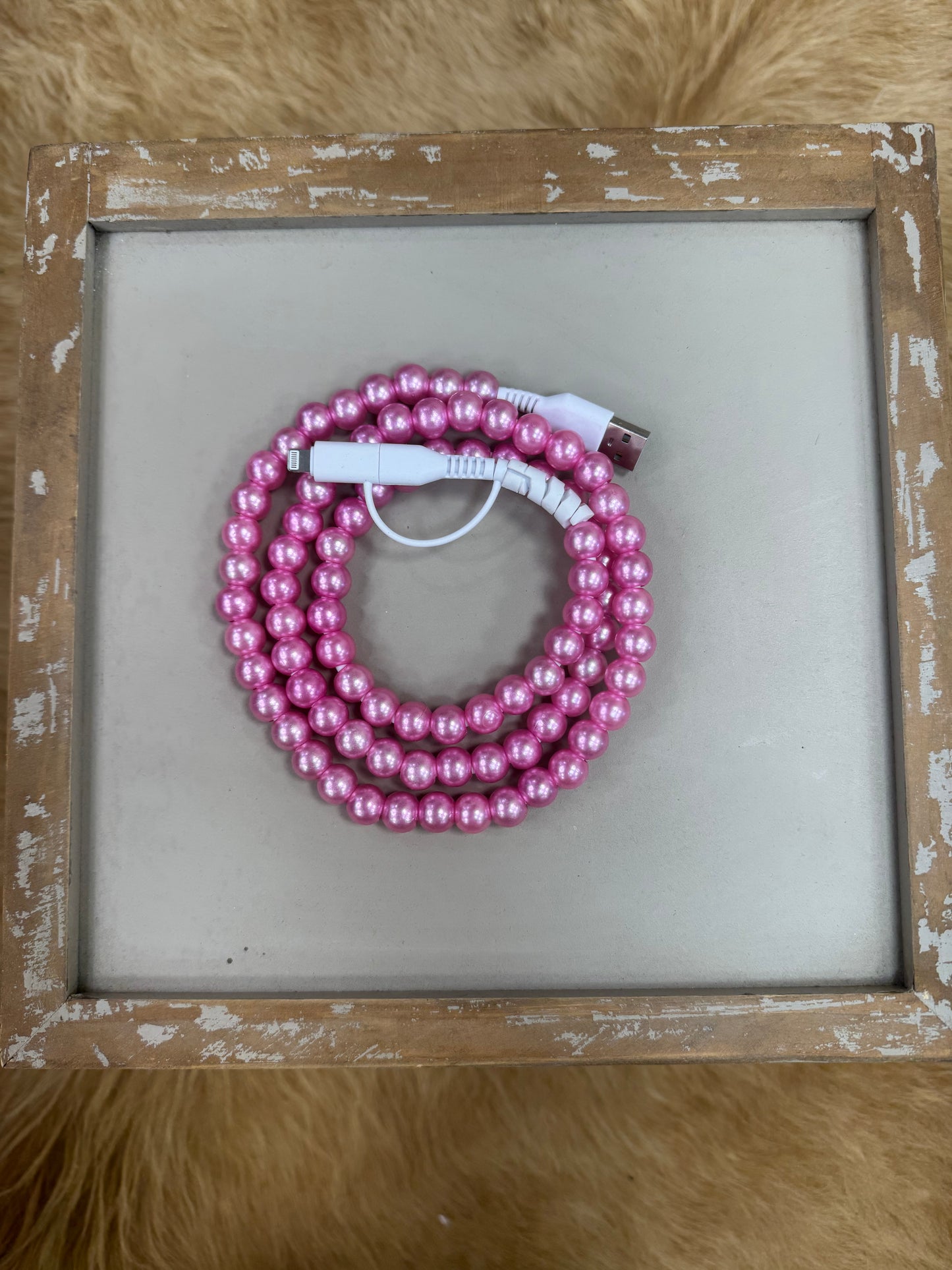 BEADED PHONE CHARGER