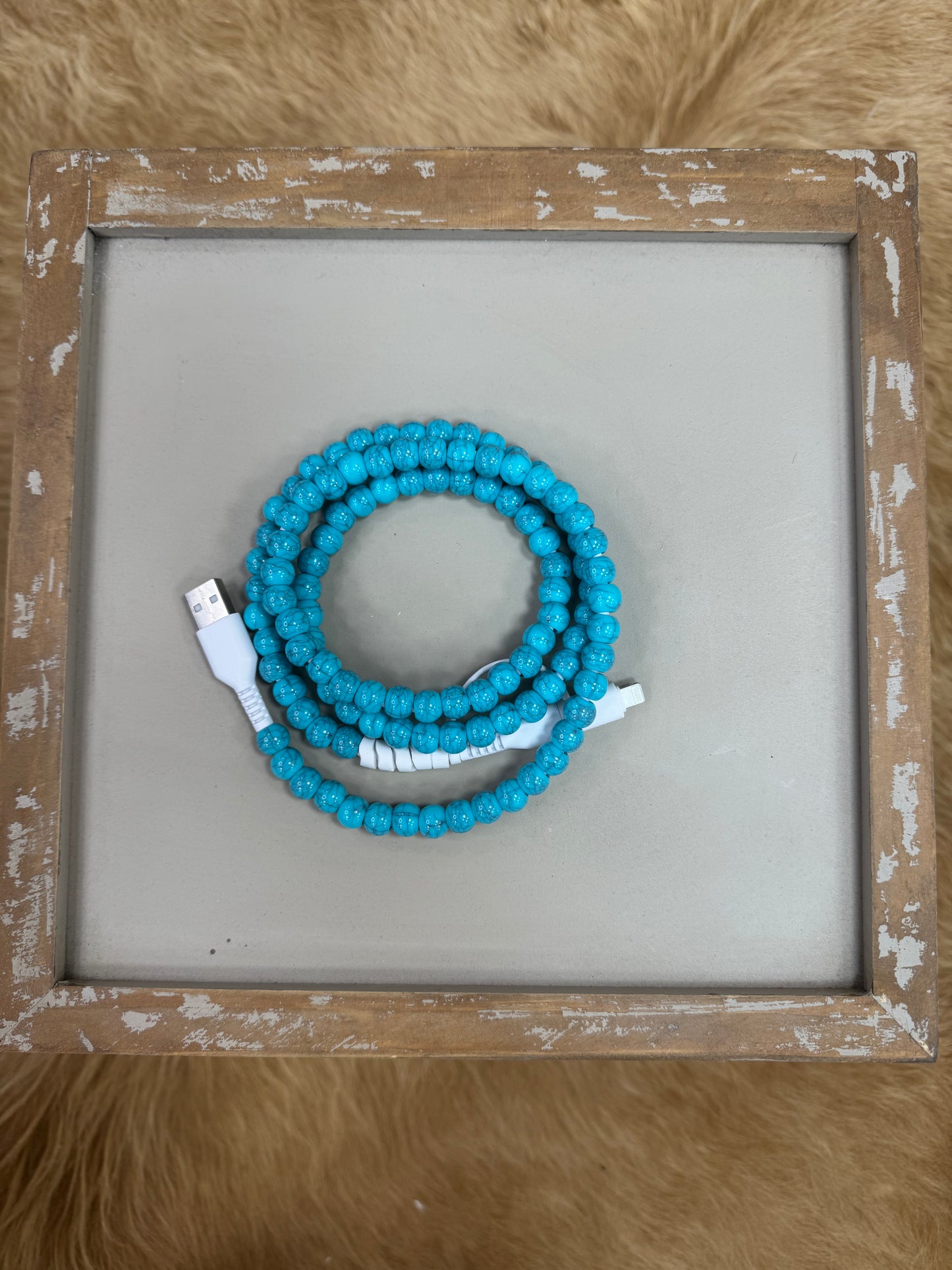 BEADED PHONE CHARGER