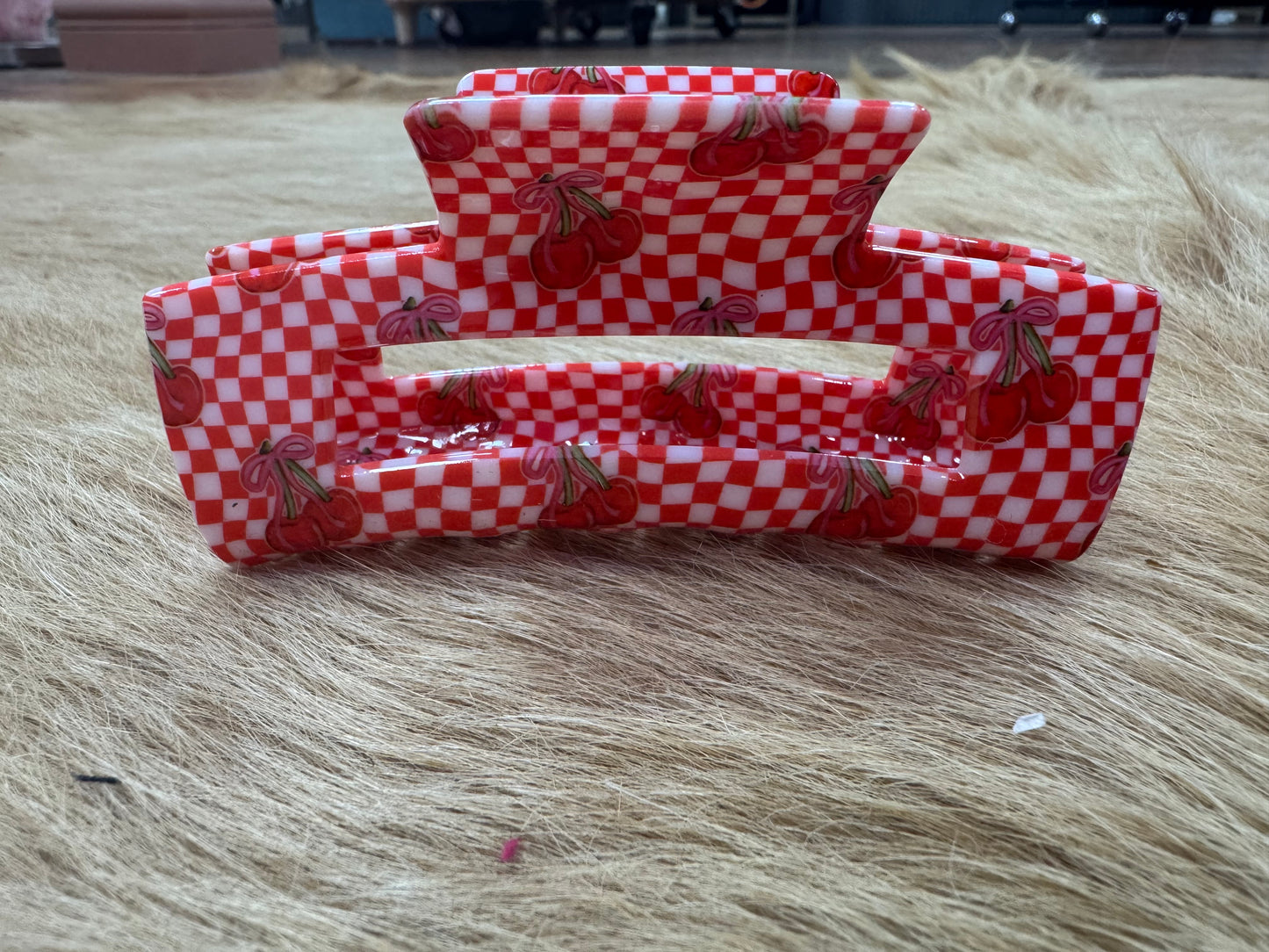 CHERRY HAIR CLIP