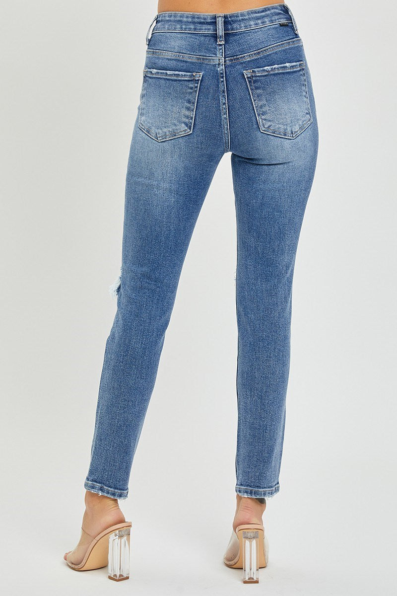 NATALIE-DISTRESSED SKINNY JEANS