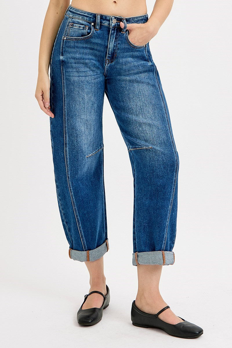 COOL GIRL BARREL JEANS