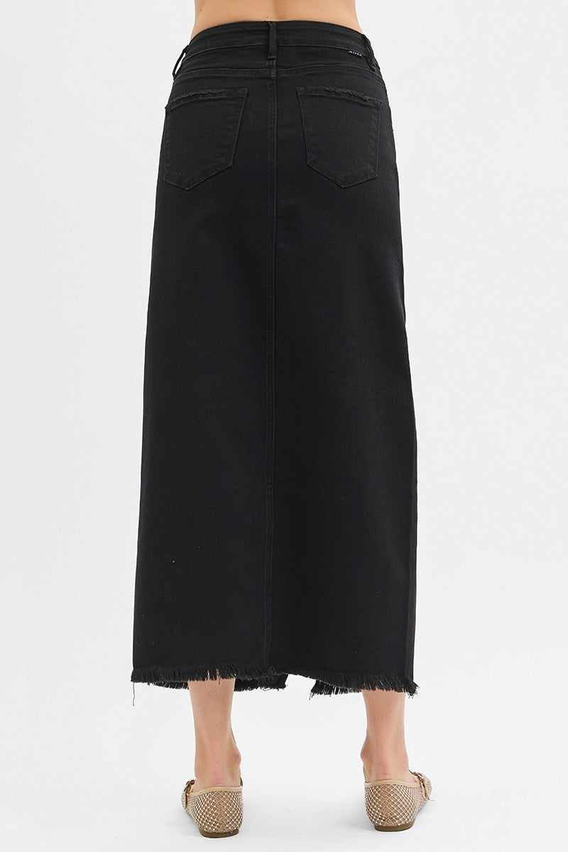 ELLIE-TUMMY CONTROL HIGH RISE LONG SKIRT