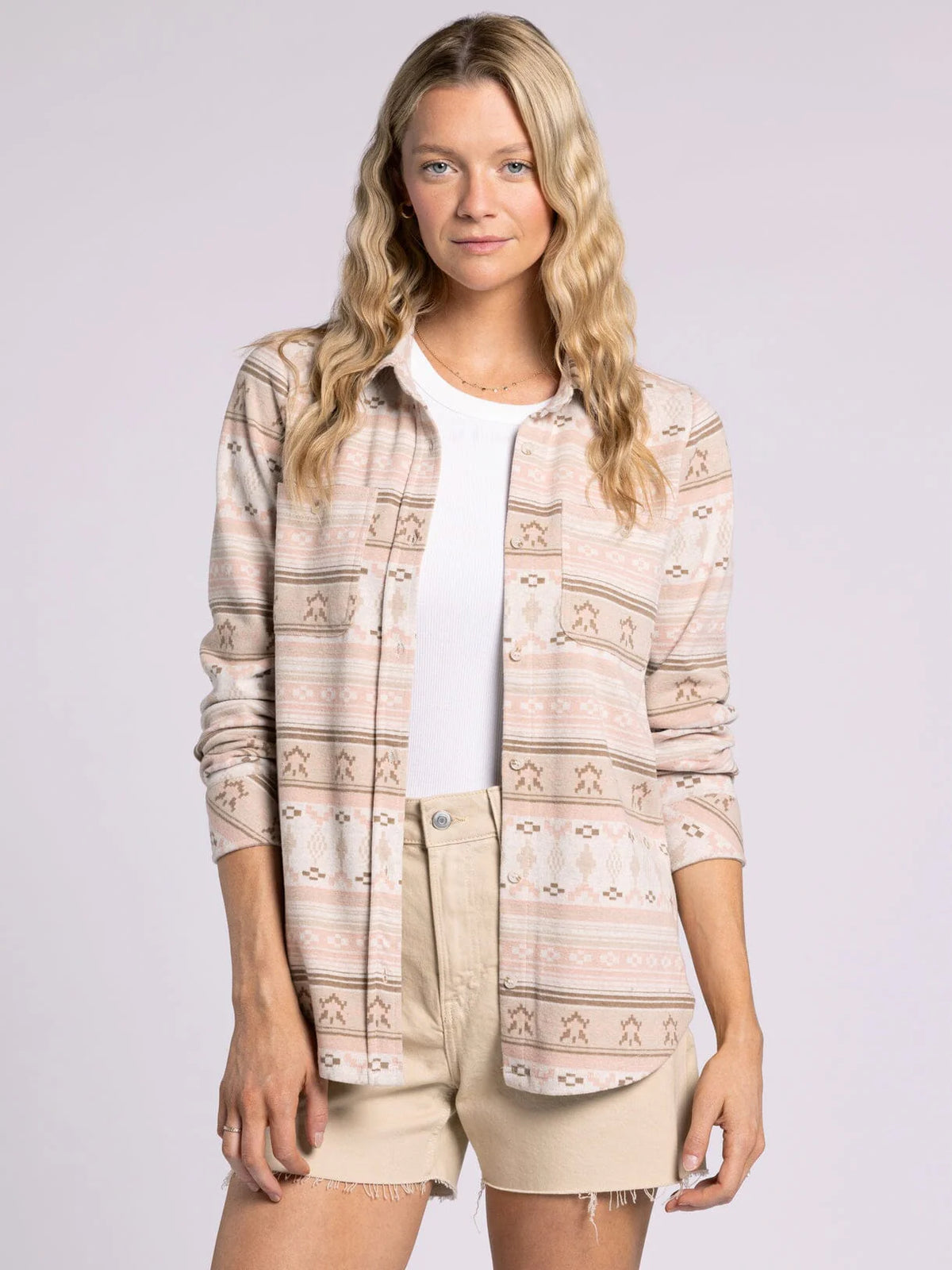 LEWIS BUTTON UP TOP