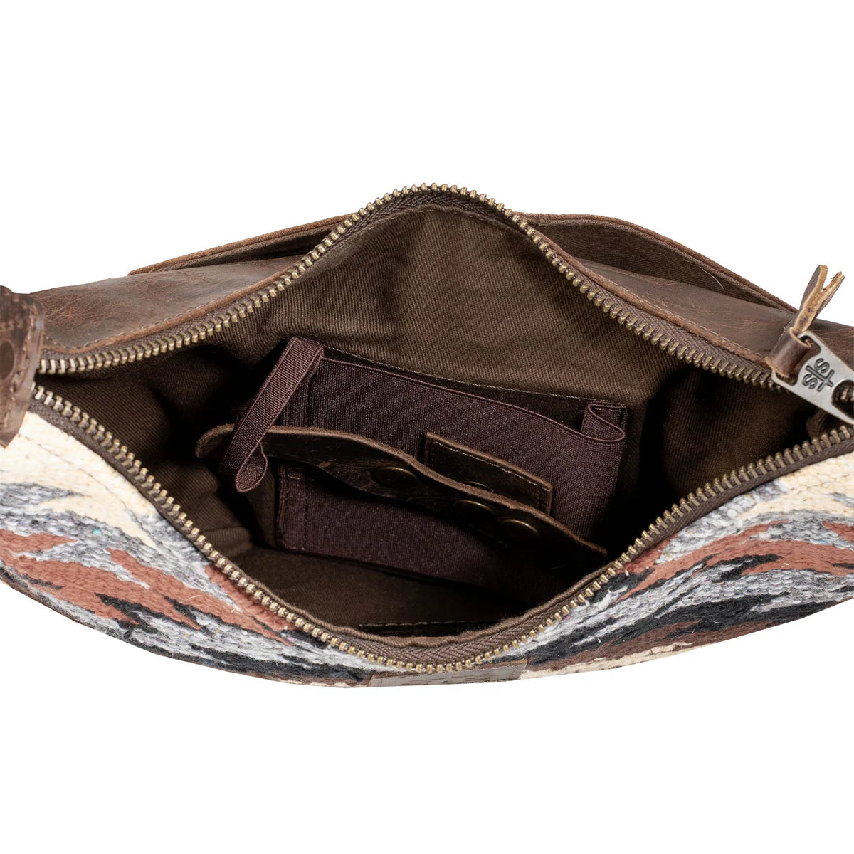 GUADALUPE SERAPE NELLIE FRINGE BAG