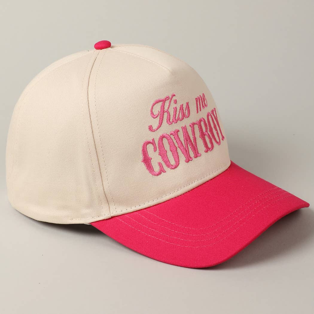 KISS ME COWBOY HAT