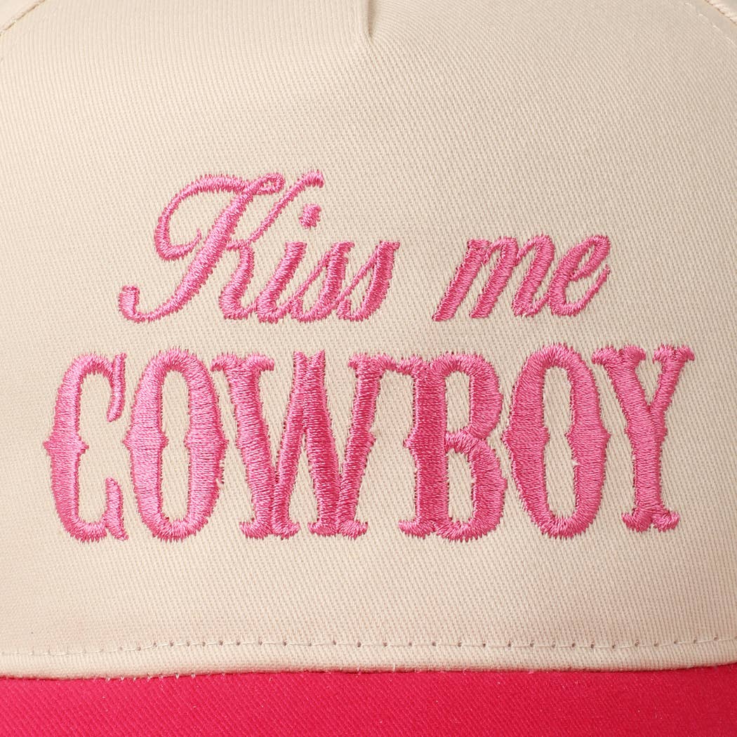 KISS ME COWBOY HAT