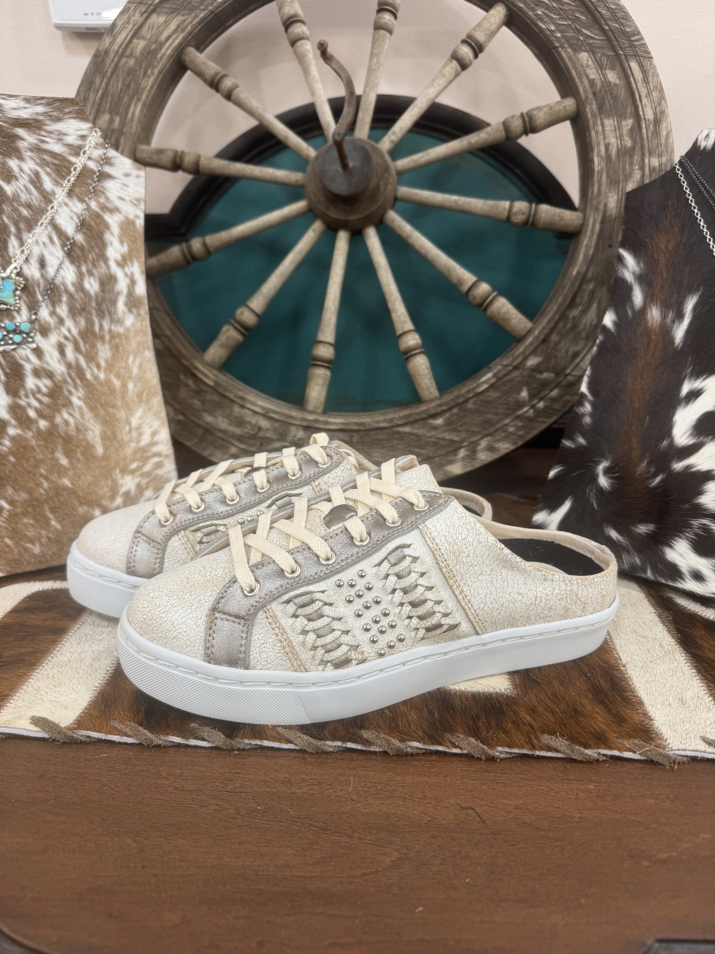 SHELLY OPEN BACK SNEAKERS