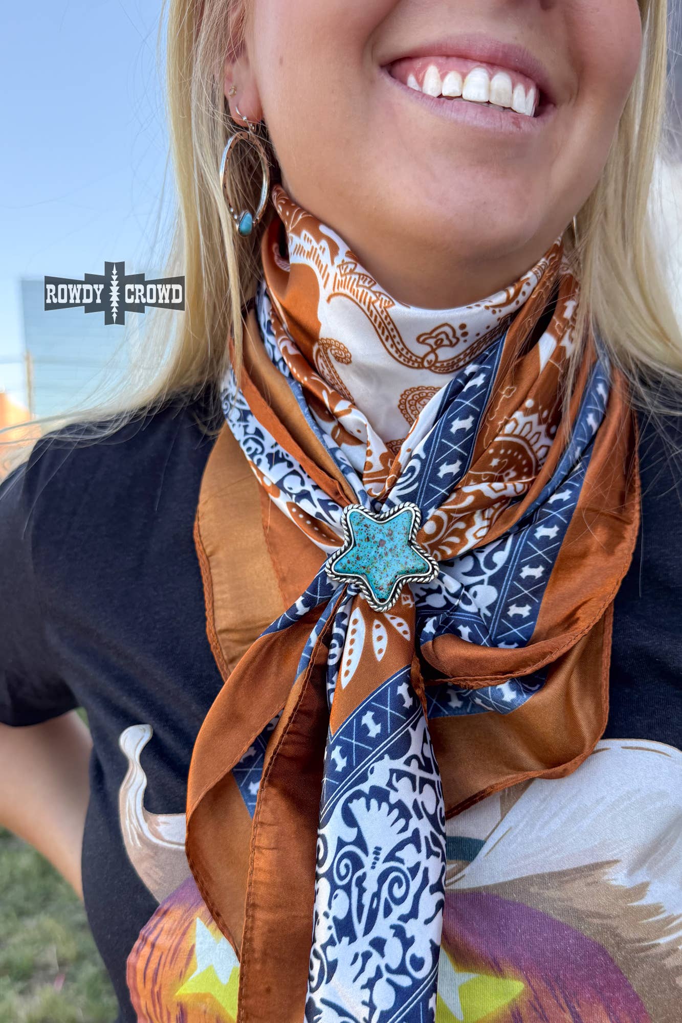 ROUNDUP SCARF SLIDE