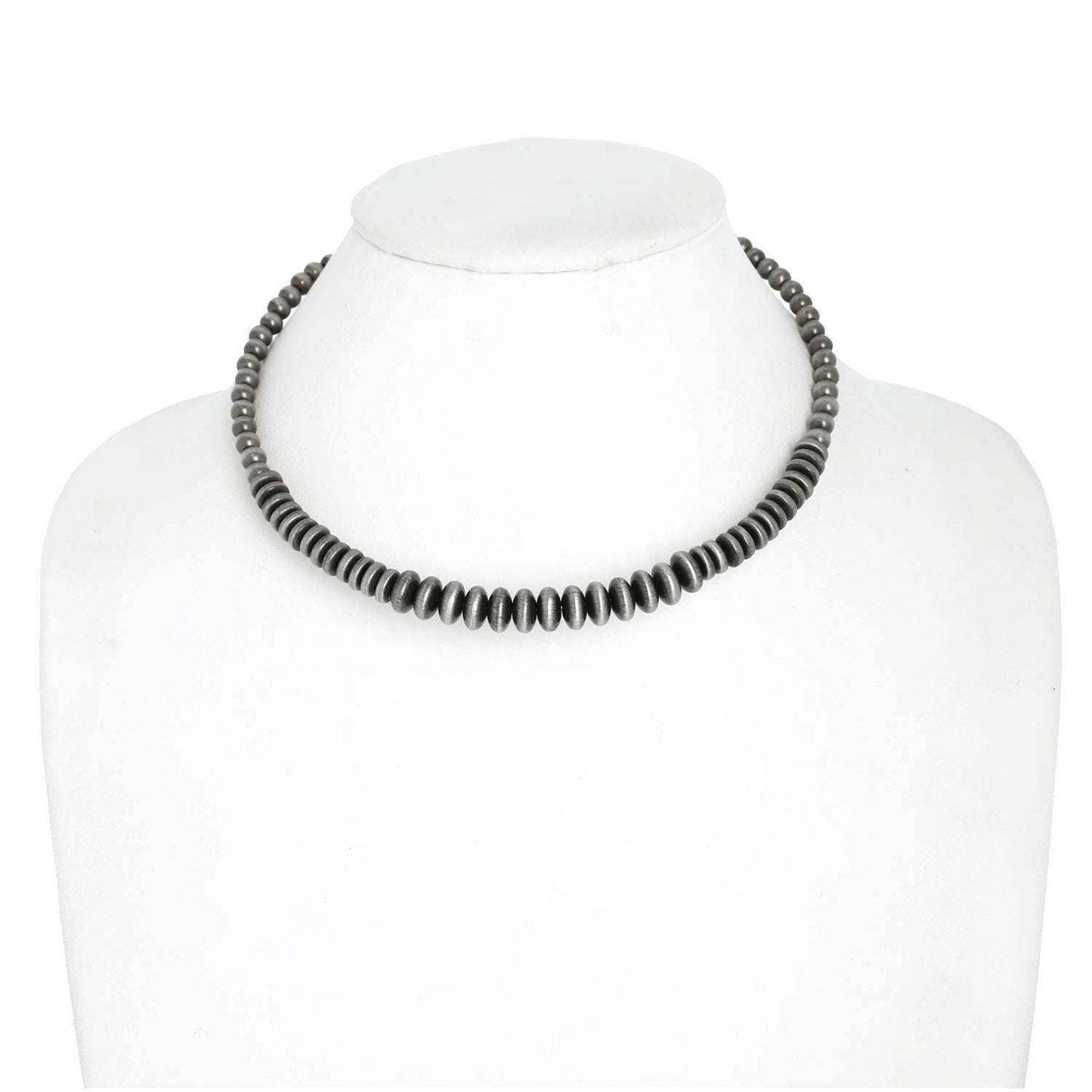 NAVAJO PEARL BEADED COLLAR NECKLACE