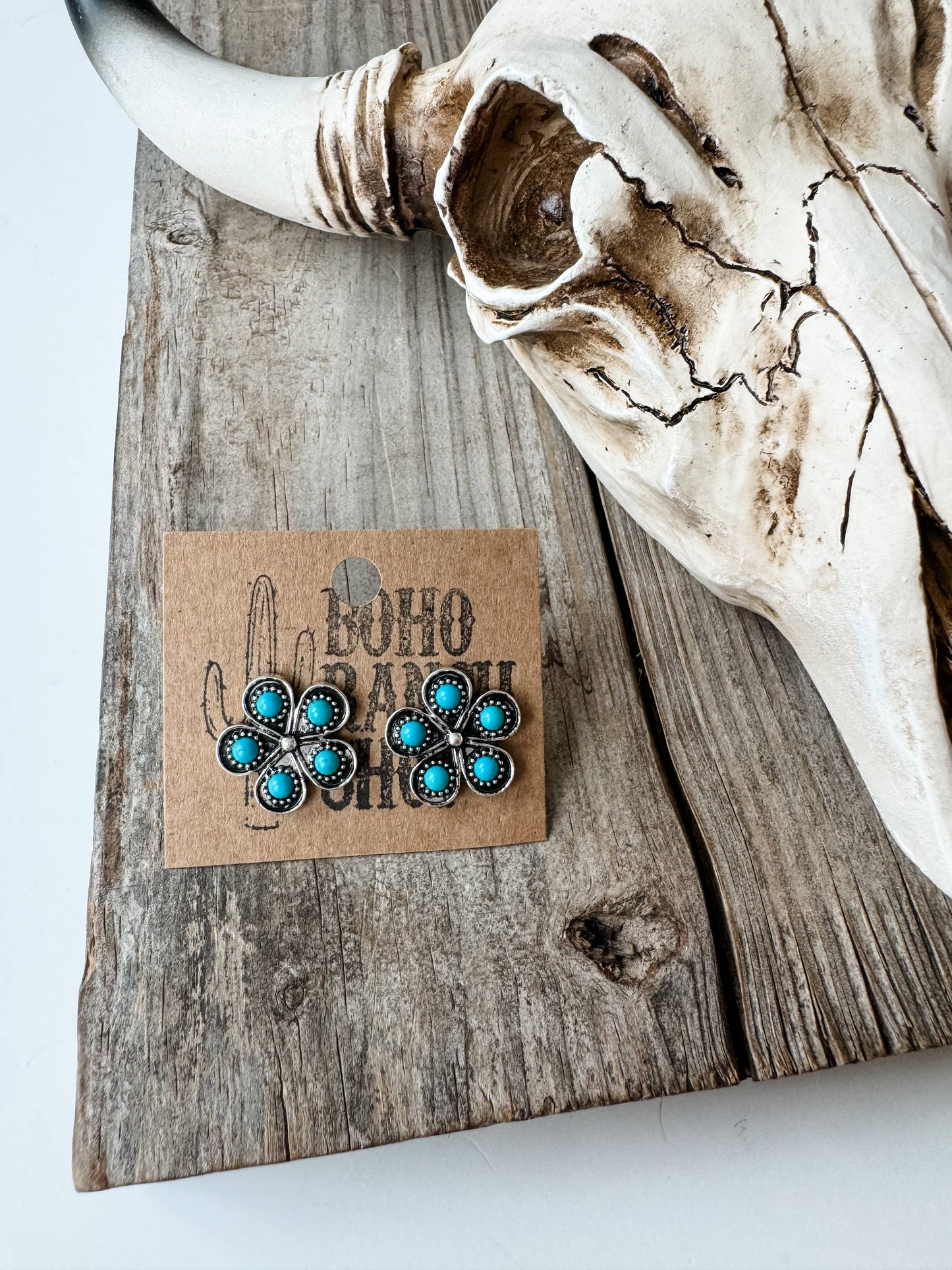 FLOWER EARRING STUDS