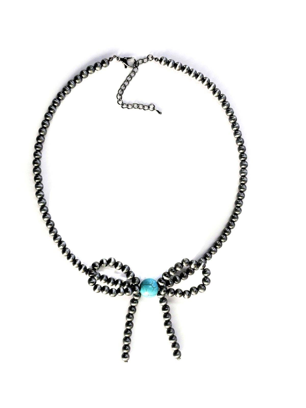 WESTERN NAVAJO BEAD RIBBON NECKLACE