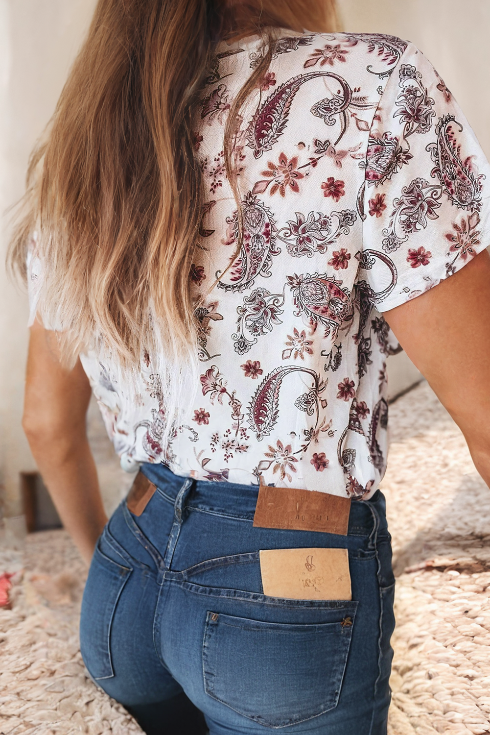 SOMMER- VINTAGE PAISLEY TOP