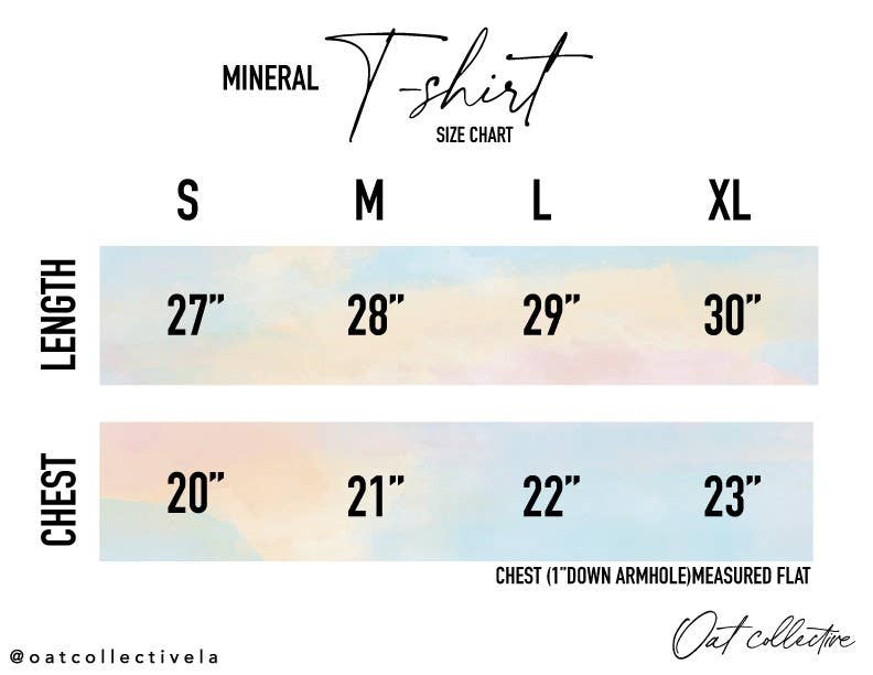 MINERAL WASHED PLAIN TEE