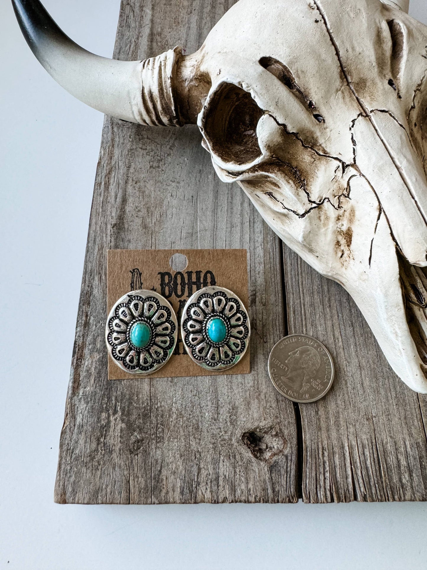 CONCHO EARRINGS