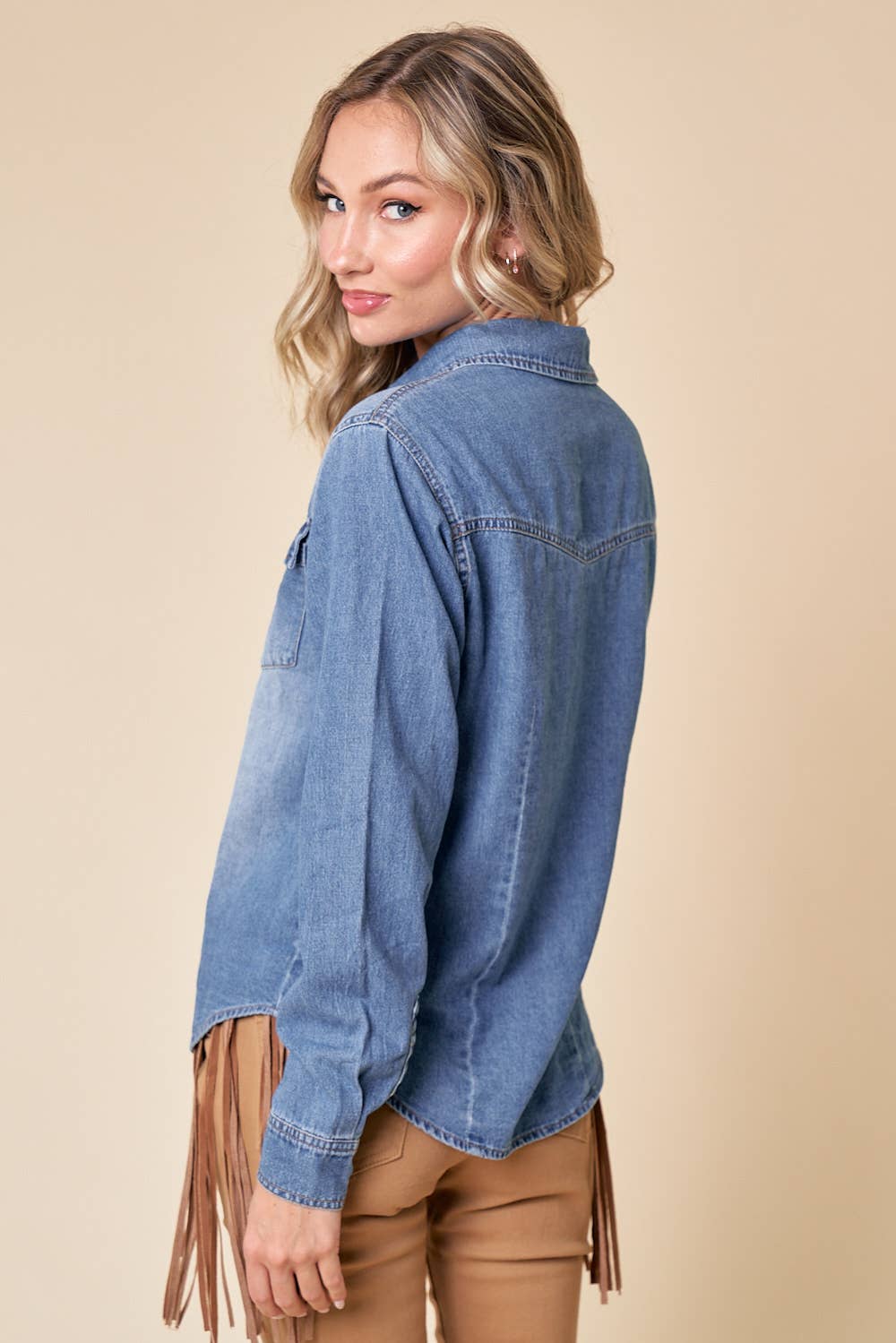 THE DELILAHD-WESTERN DENIM SHIRT