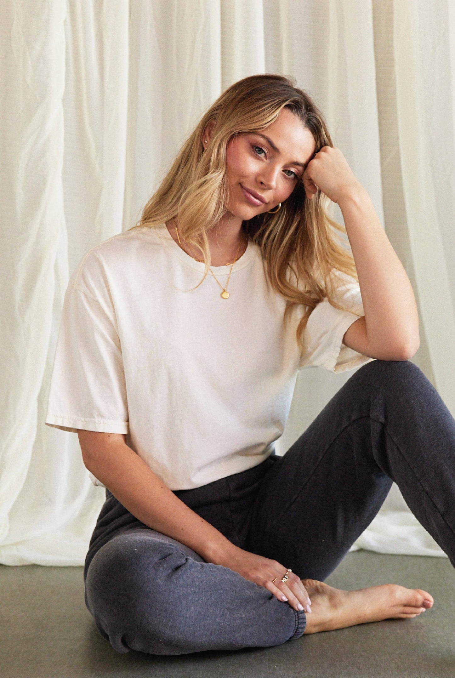MINERAL WASHED PLAIN TEE