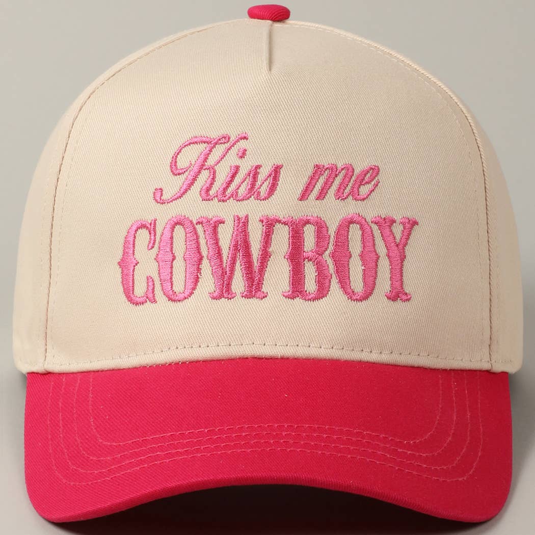 KISS ME COWBOY HAT