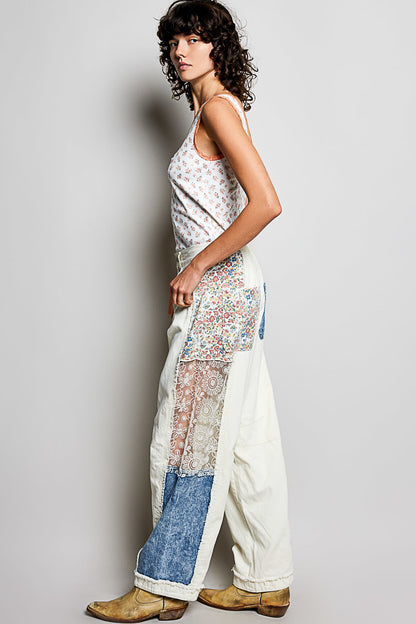 ADEL BOHO FLORAL AND LACE JEANS