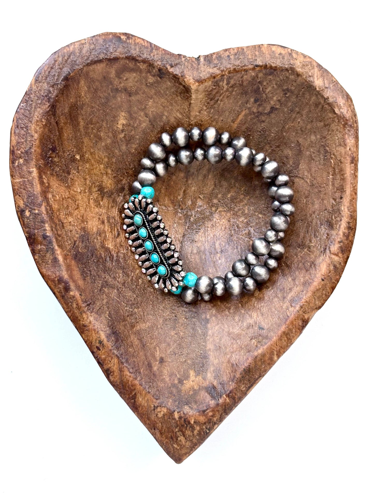 PRAIRE SKY 2 LAYERED STRETCH BRACELET