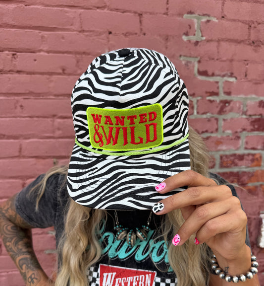 WANTED & WILD CANVAS CAP
