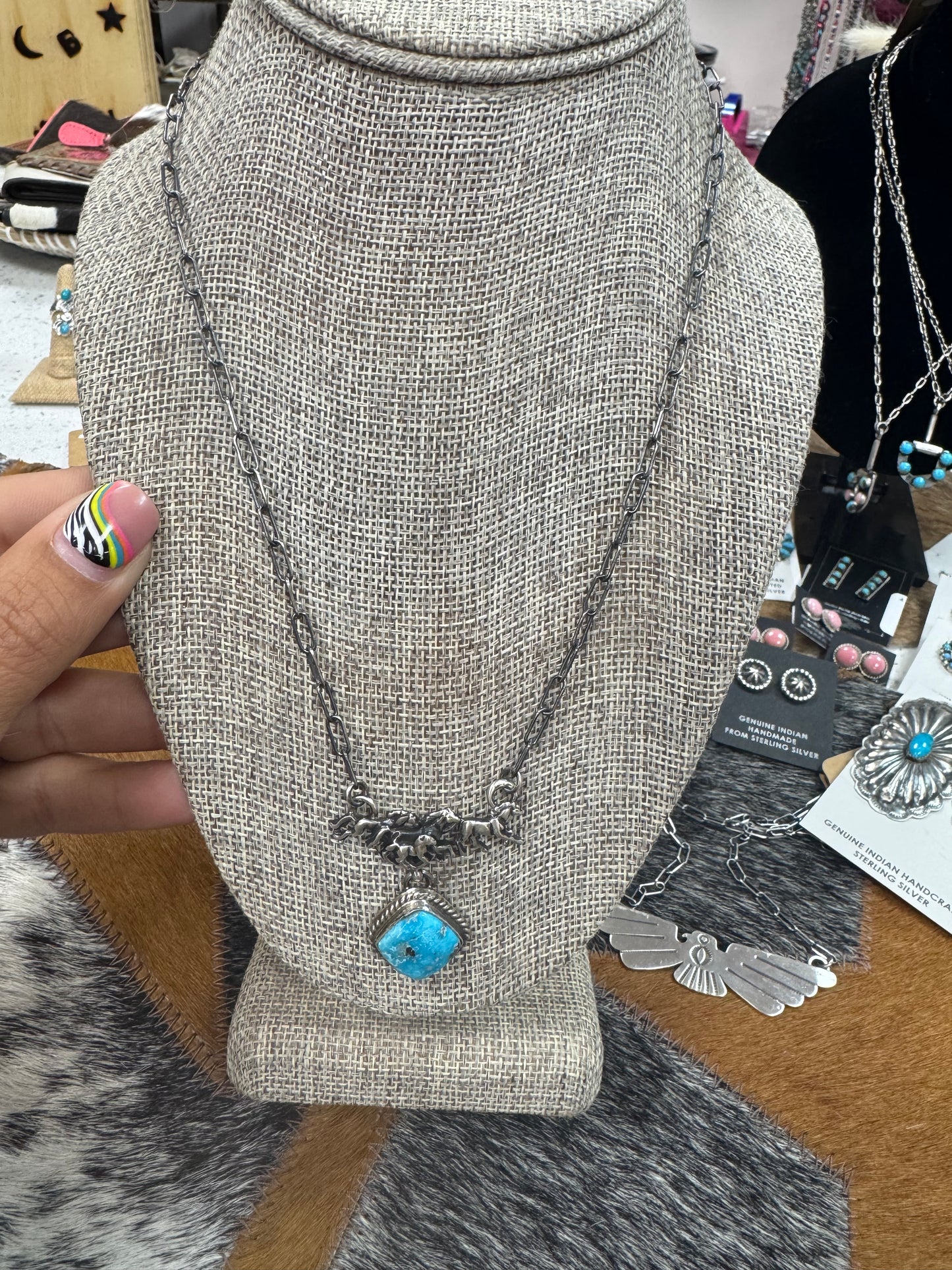 RUNNING HORSE NECKLACE